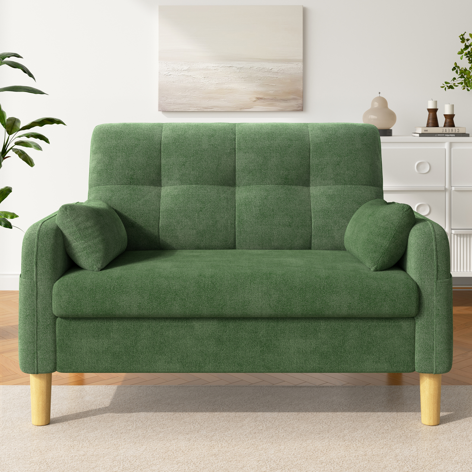 2 coussins inclus pour plus de confort