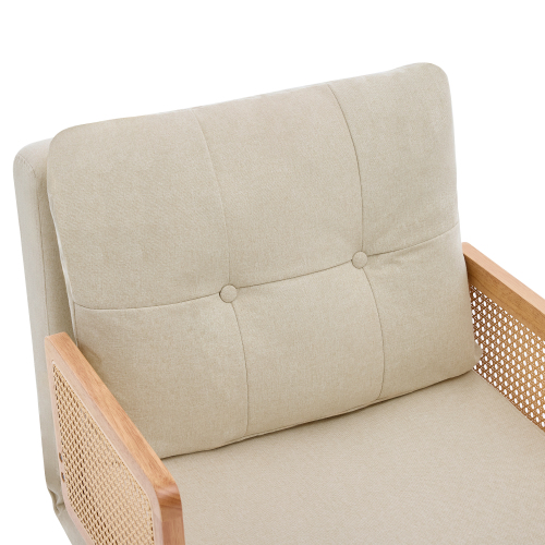 Tissu lin et coussin