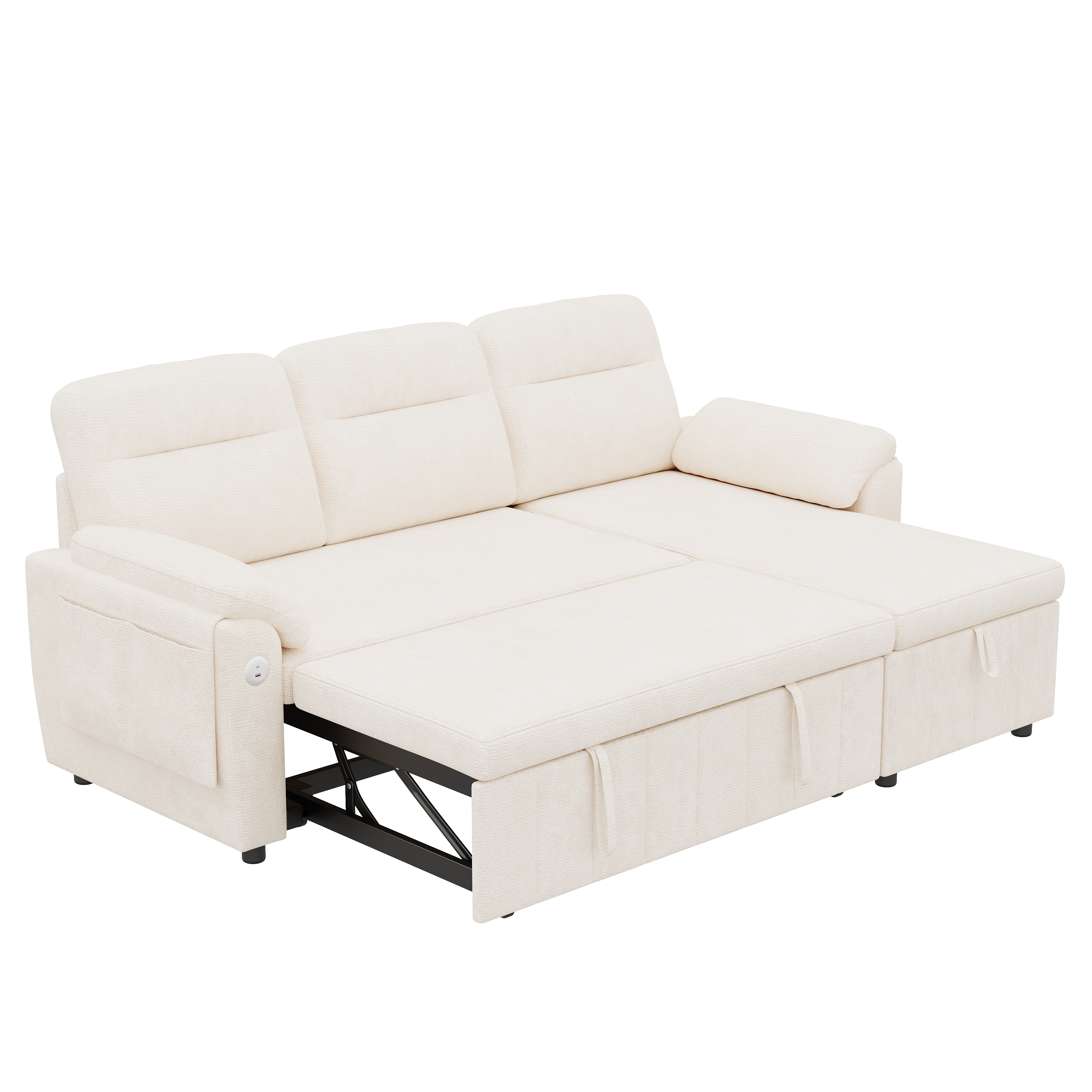 Vue complémentaire 3 du canapé beige