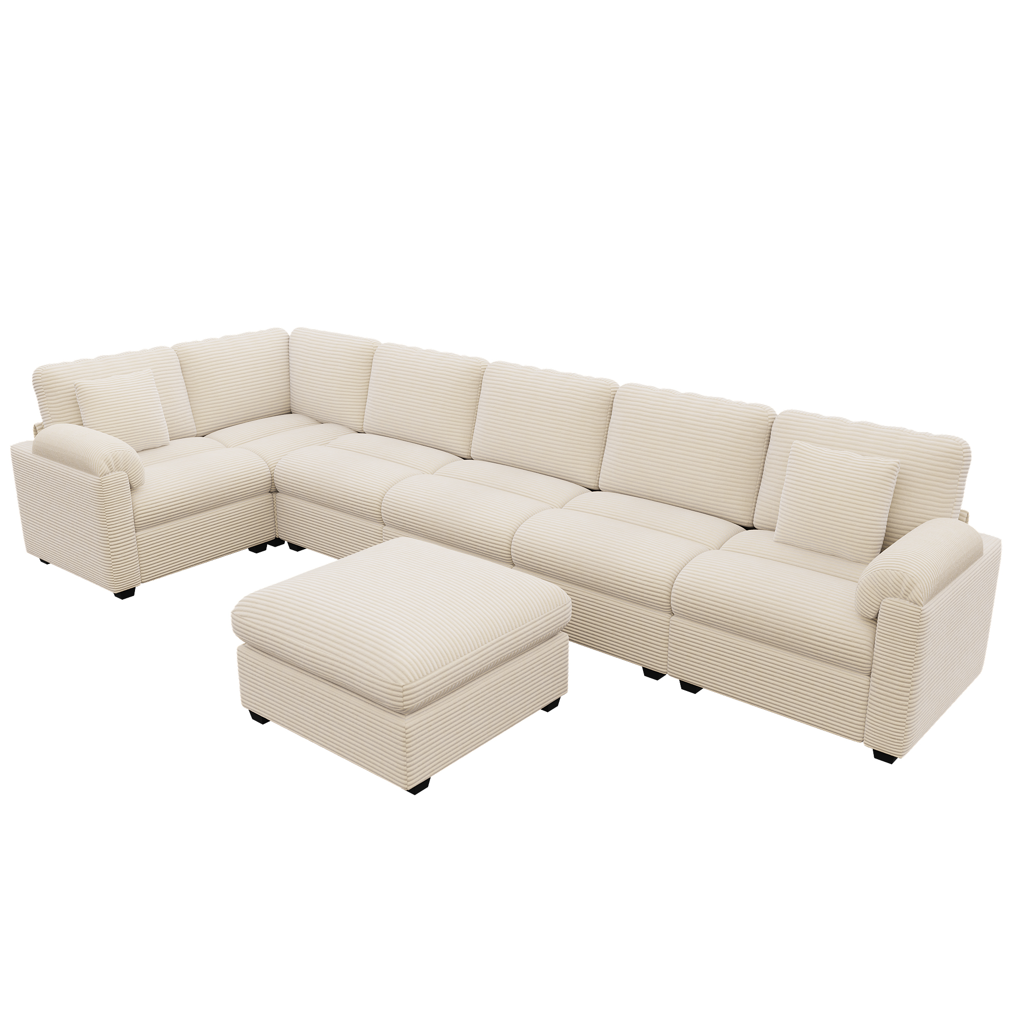 Vue complémentaire 5 du canapé beige