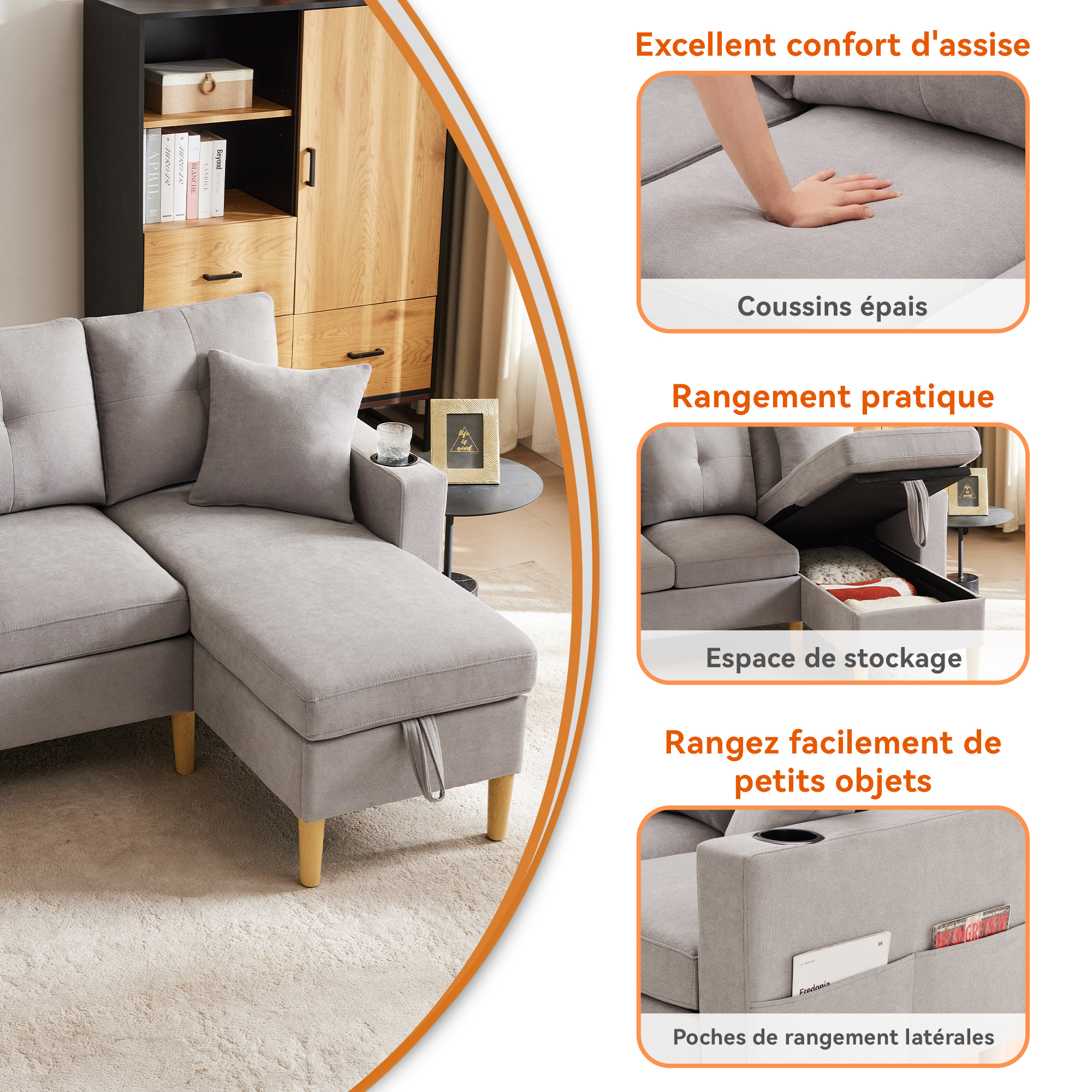 Présentation du canapé