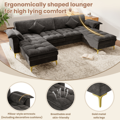 Assise extra large et confortable