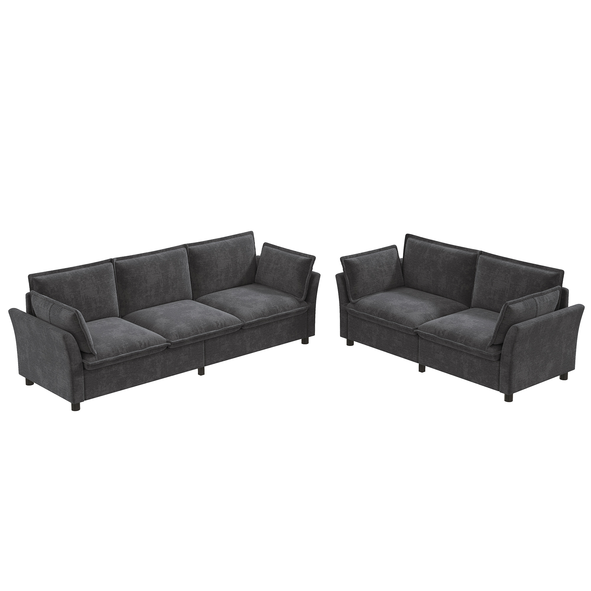 Vue complémentaire 3 du canapé gris