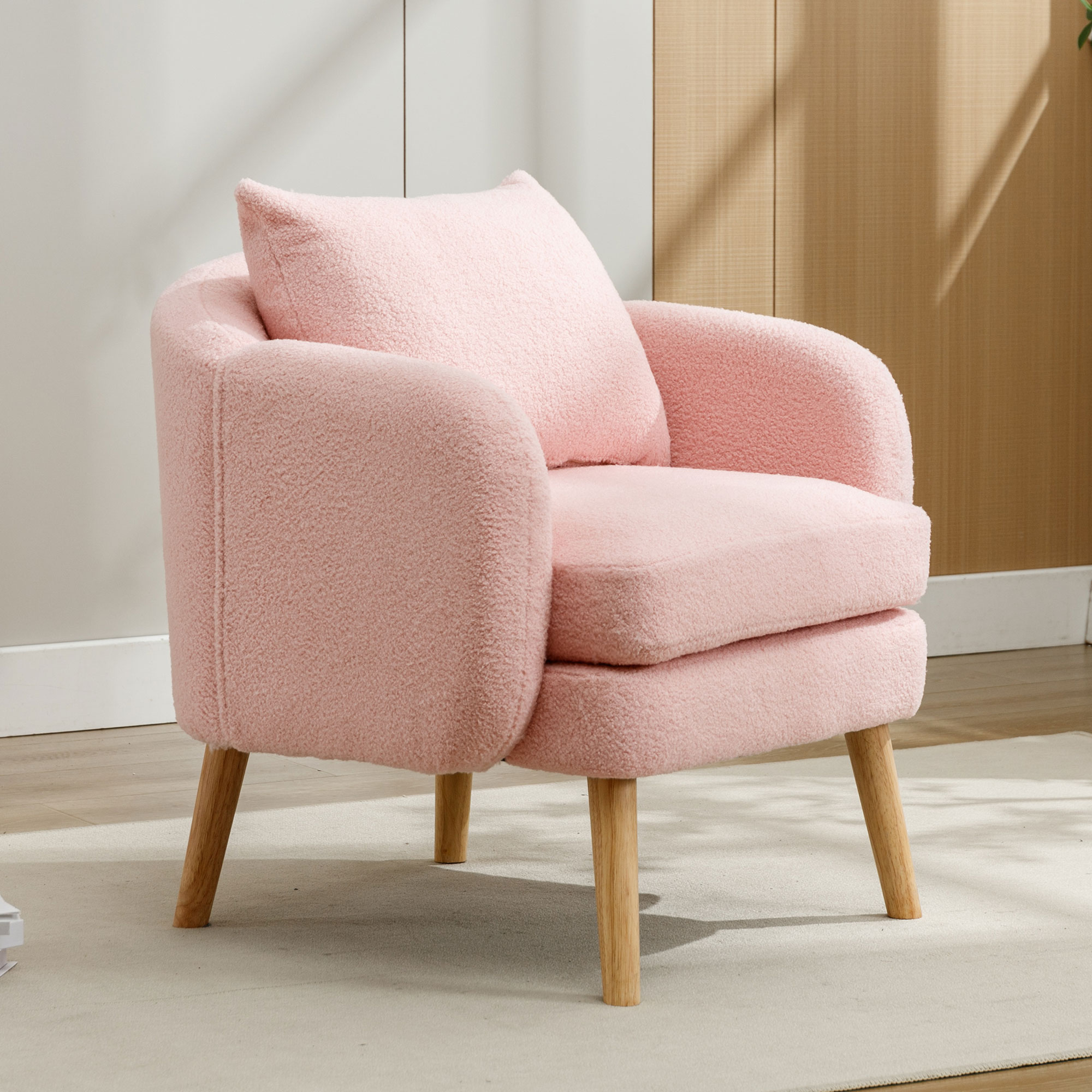 Canapé rose vue 4