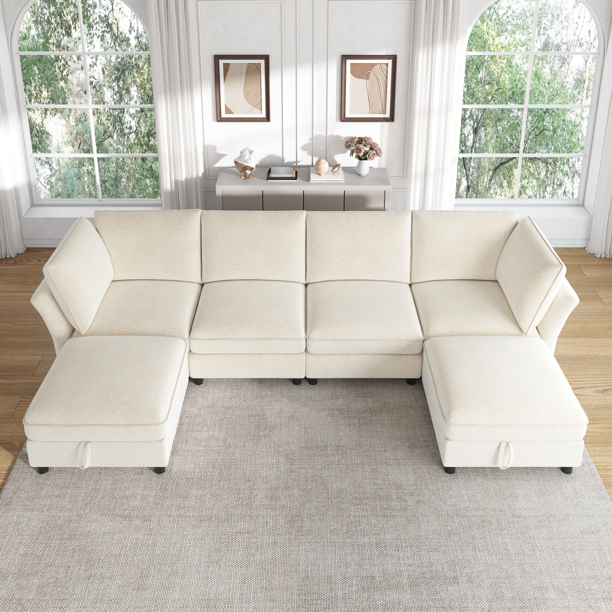 Canapé d’angle modulaire - Vue 4