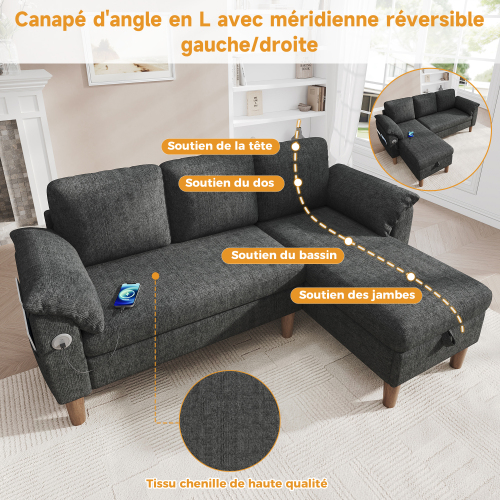 Assise avec ressorts ensachés
