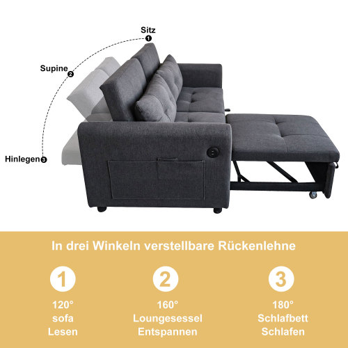 Dossier réglable 3 positions