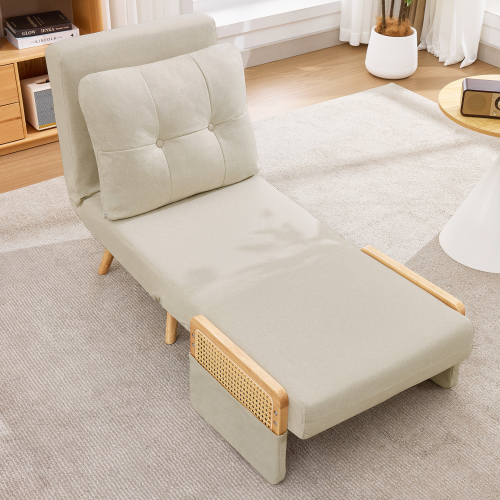 Dossier du fauteuil-lit réglable sur cinq positions