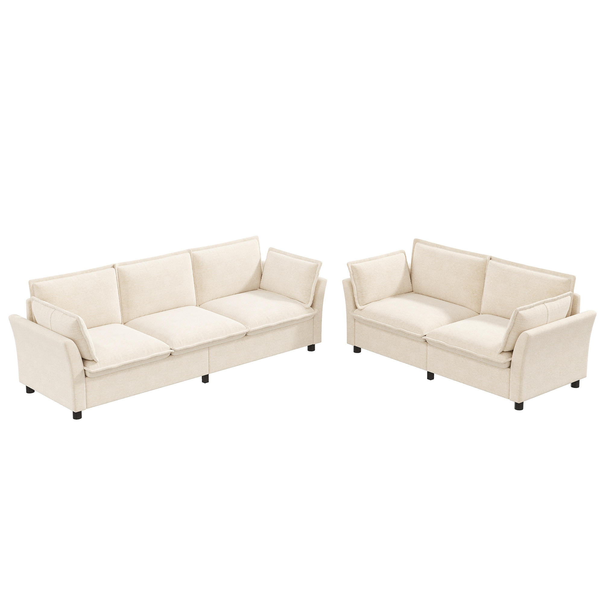 Vue complémentaire 3 du canapé beige