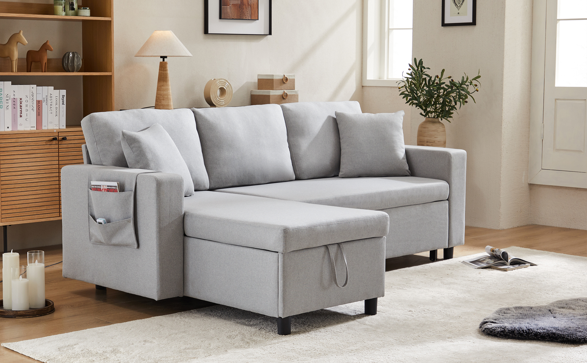 Sofa multifonctionnel canapé-lit