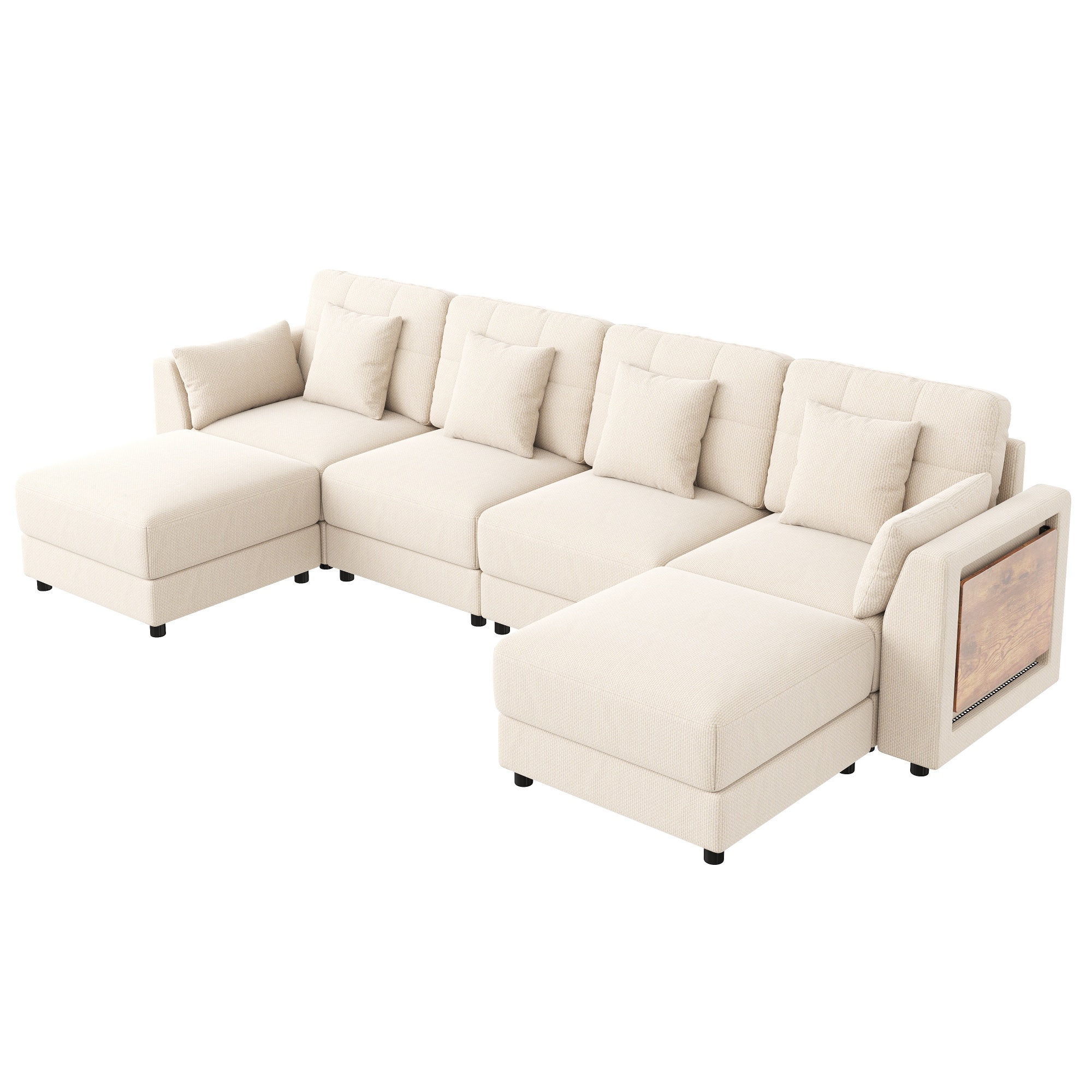 Vue complémentaire 5 du canapé beige