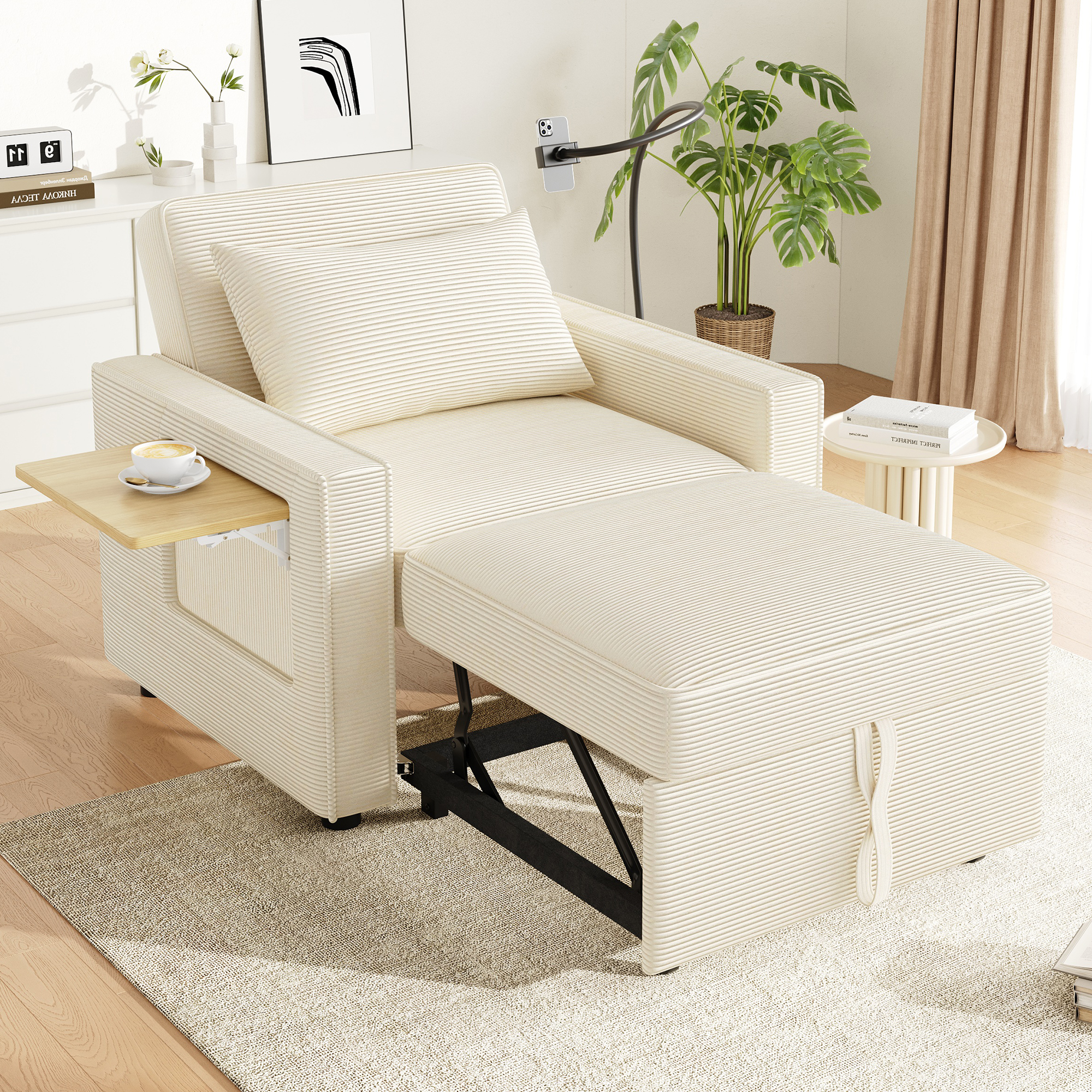 Multifunktionales faltbares Schlafsofa mit USB-Lad