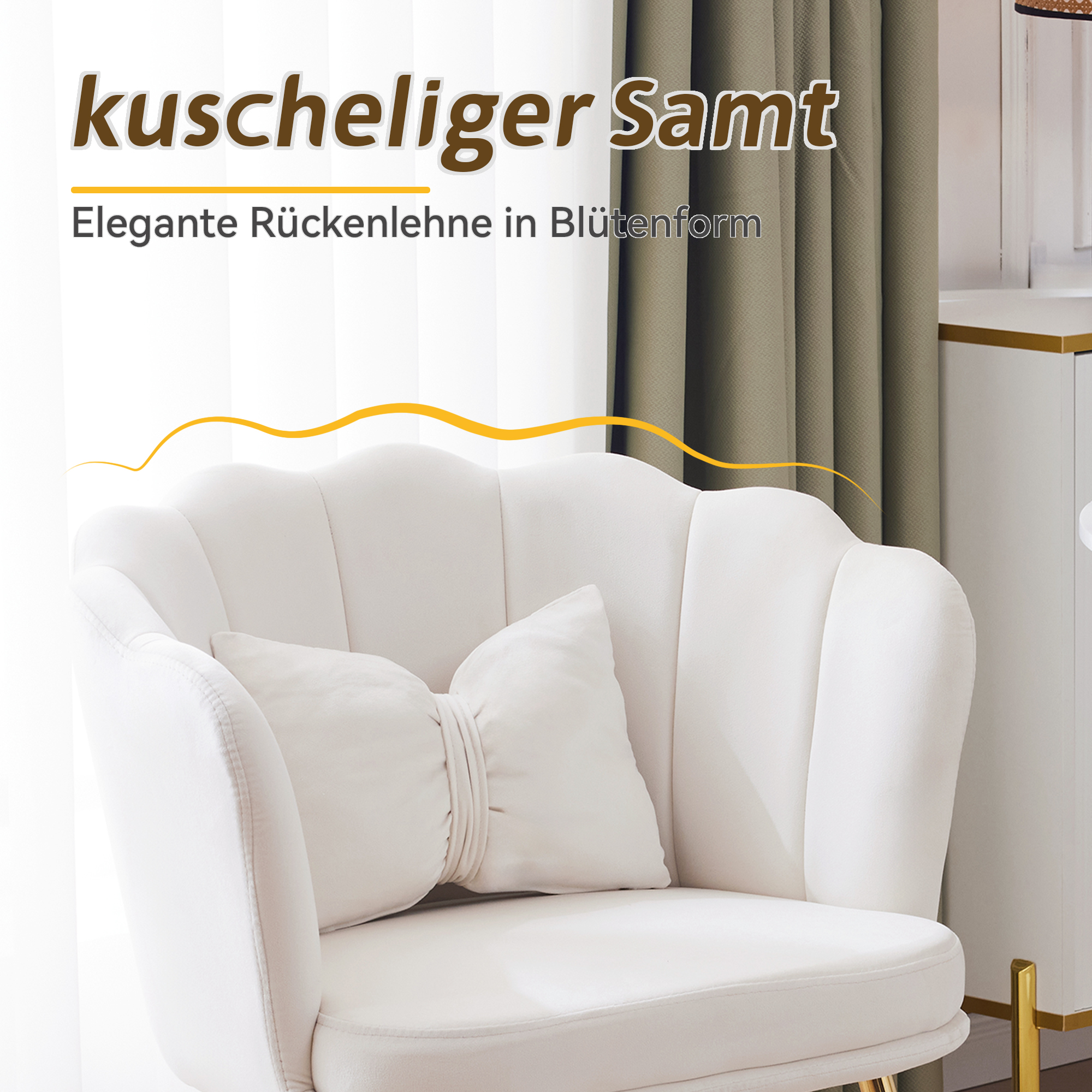 Présentation du fauteuil d'appoint