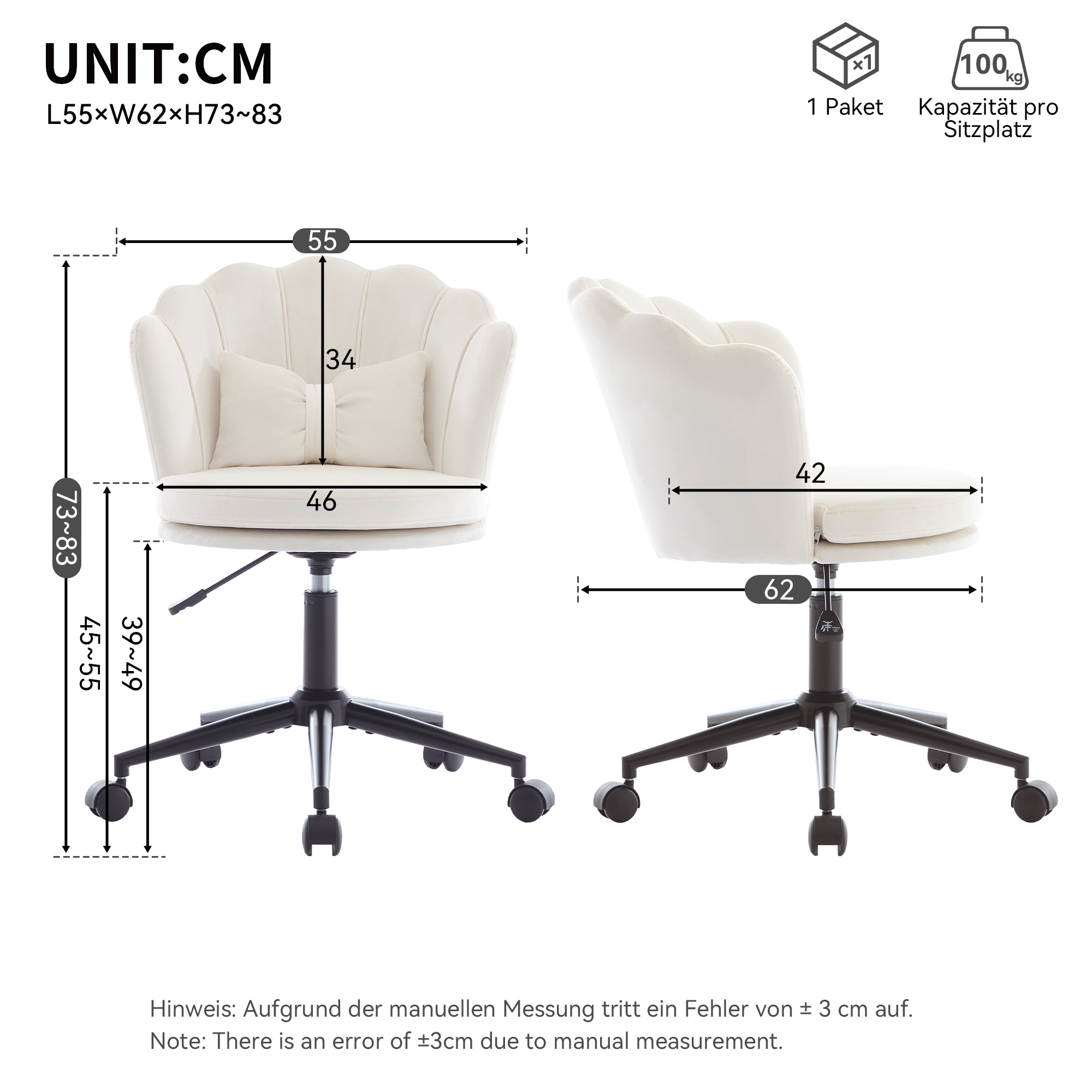 Présentation du fauteuil de bureau