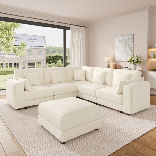 Pouf et coussins