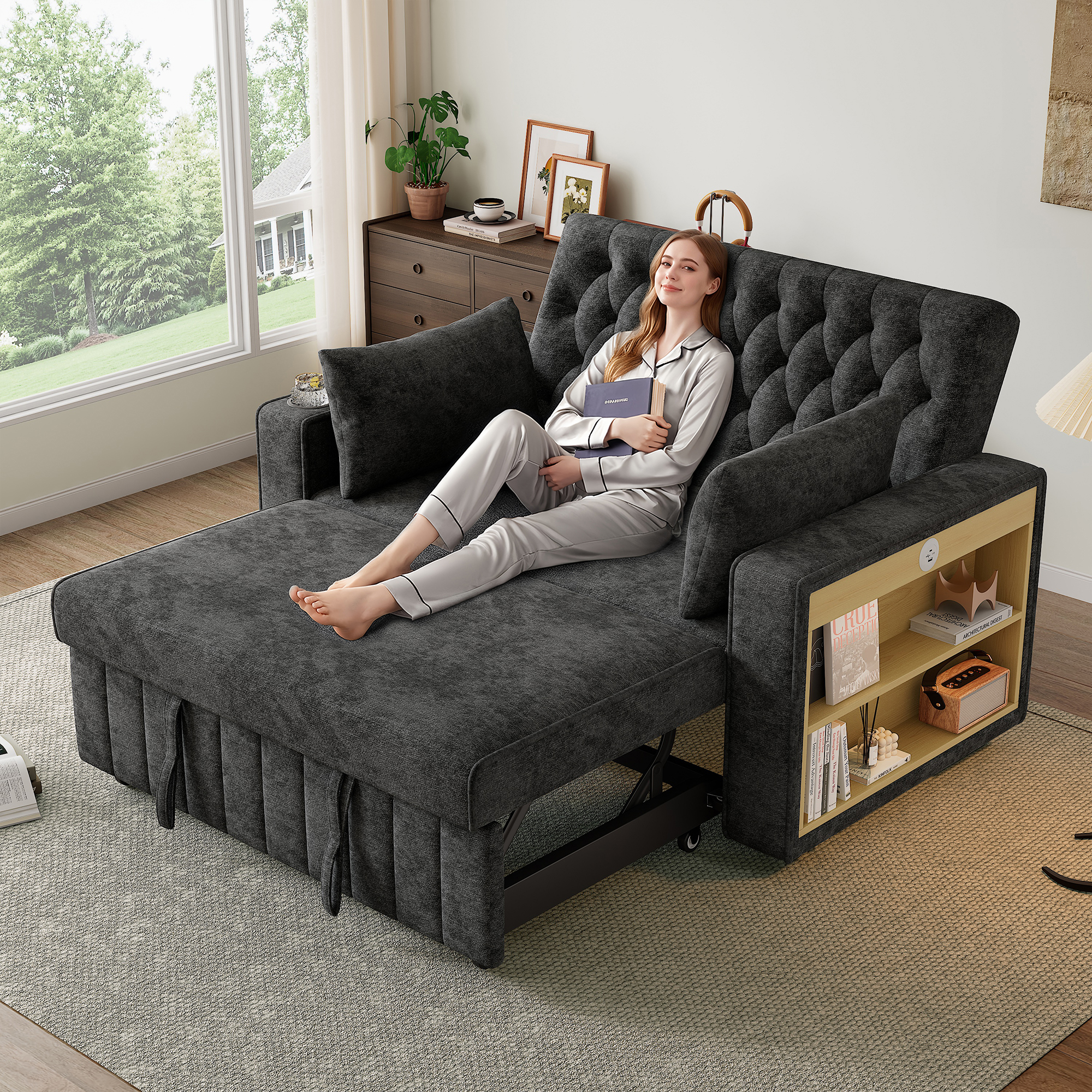 Multifunktionales Schlafsofa, modernes Klappsofa m