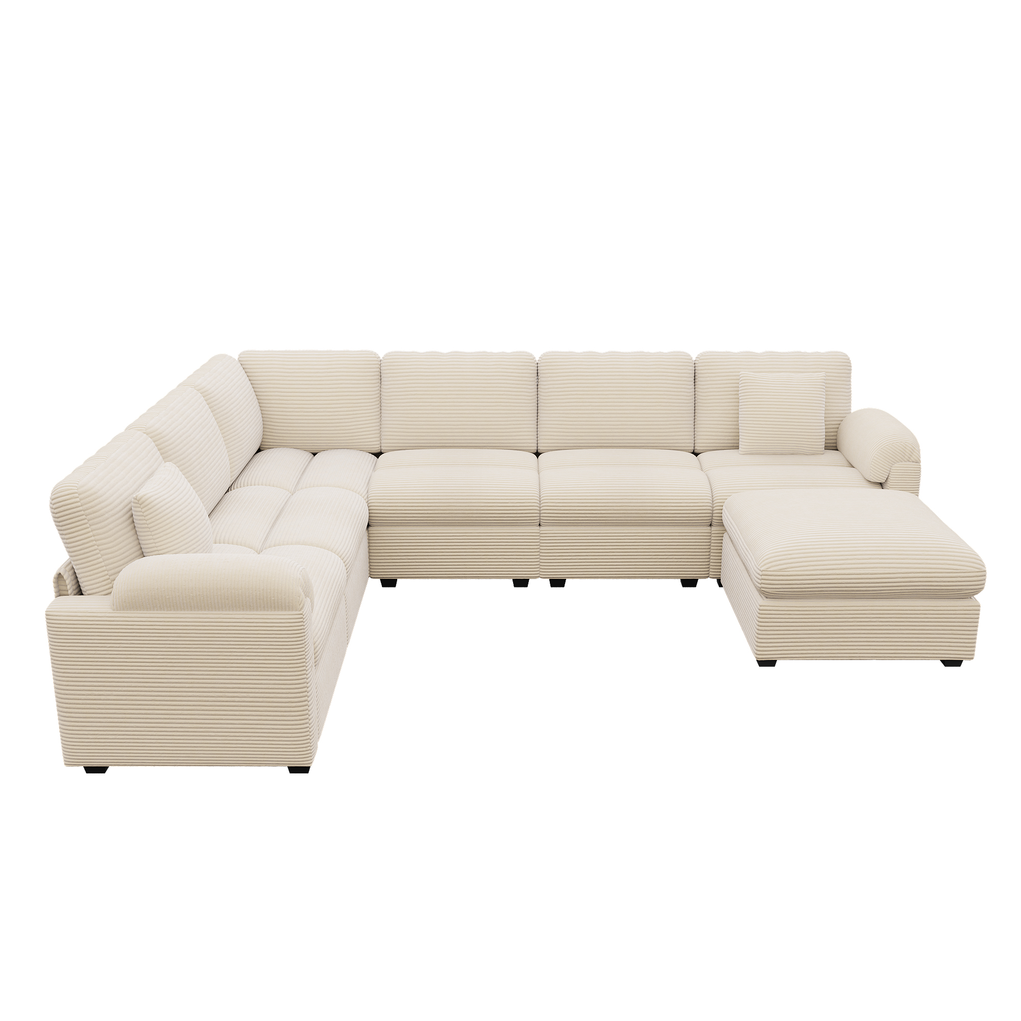 Vue complémentaire 3 du canapé beige