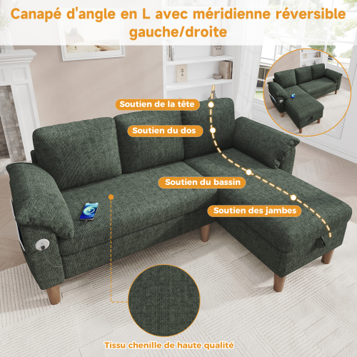 Assise avec ressorts ensachés