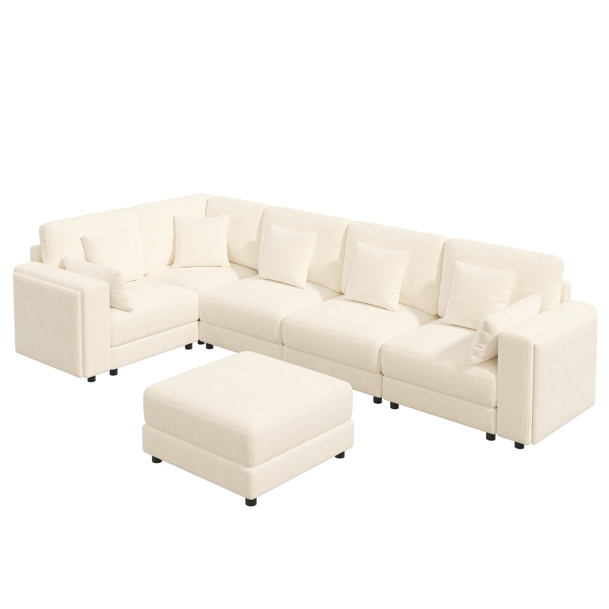 Vue complémentaire 4 du canapé beige