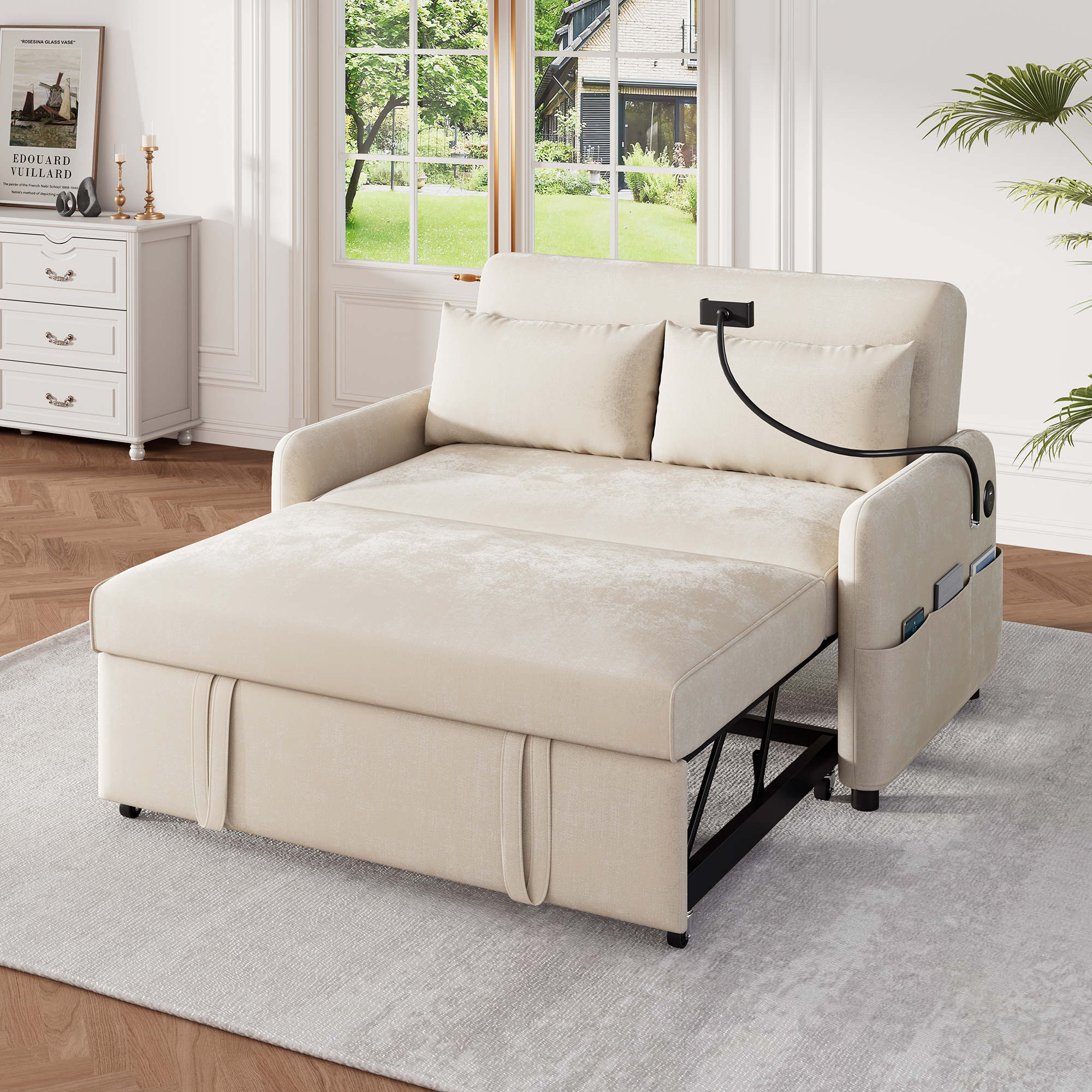 Canapé convertible vue 3