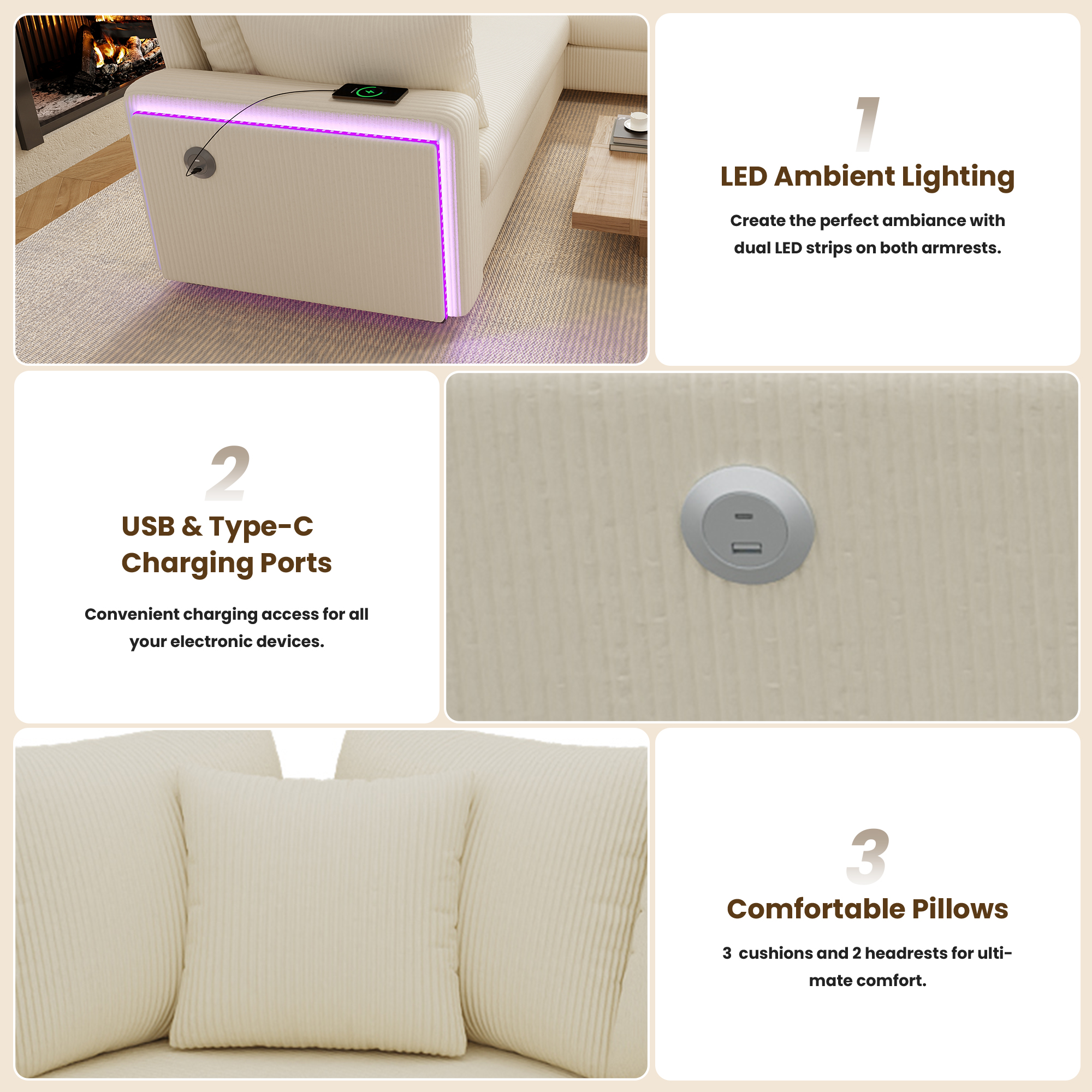 Ports USB intégrés