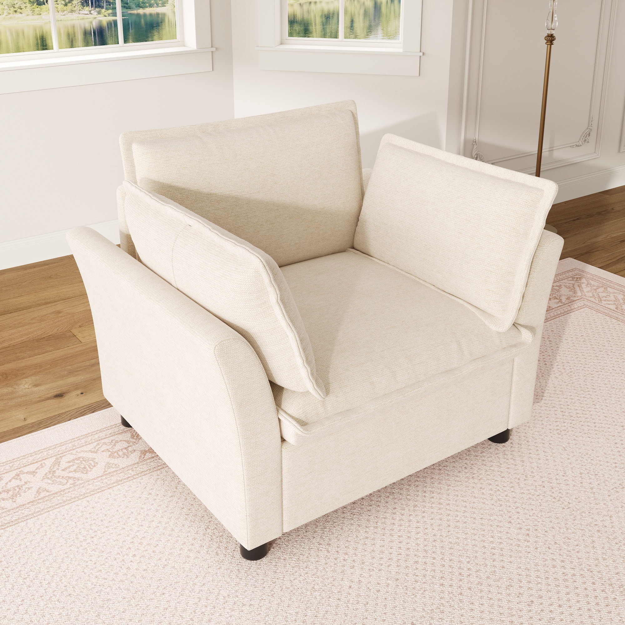 Détail du fauteuil relax