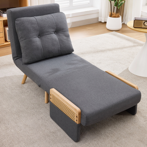 Dossier du fauteuil-lit réglable sur cinq positions