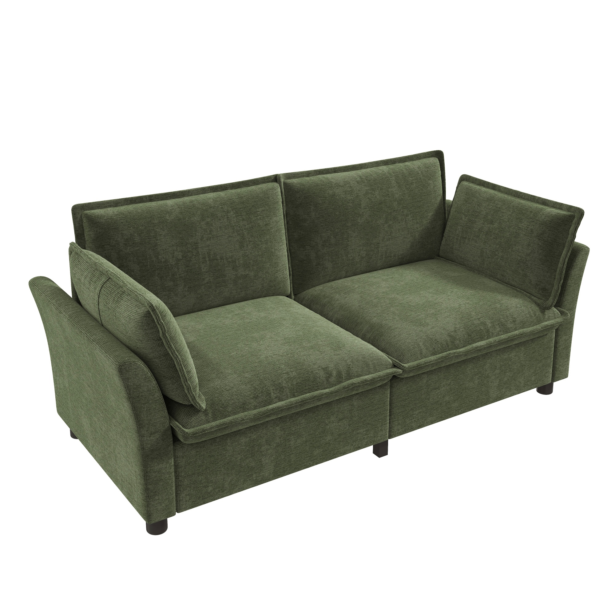Vue complémentaire 5 du canapé vert