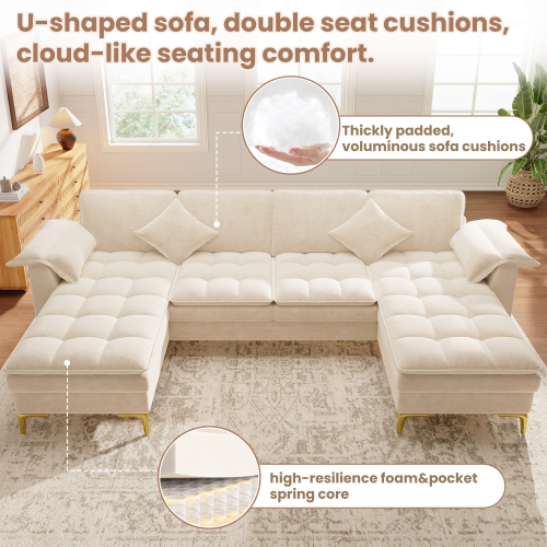 Assise extra large et confortable