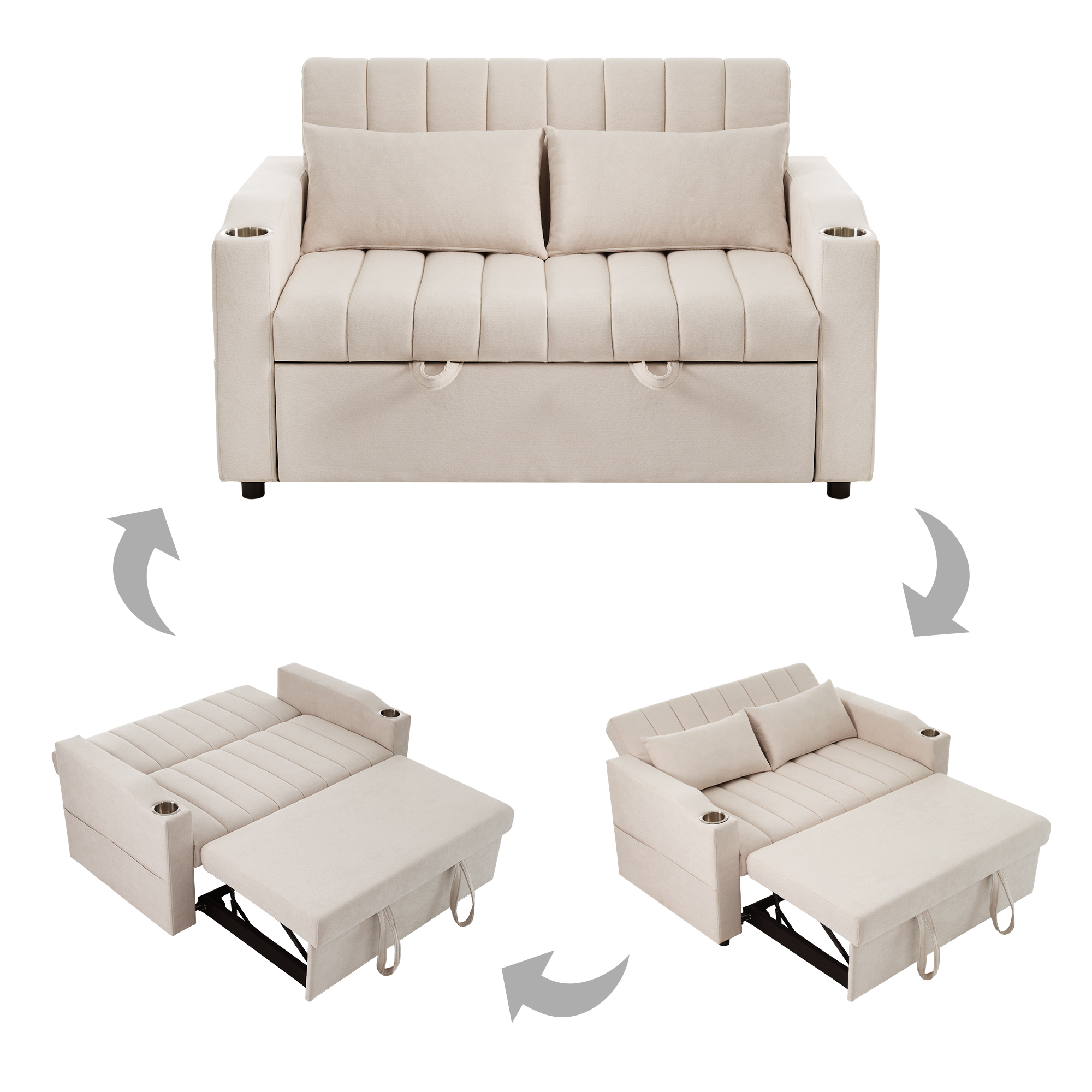 Dossier inclinable canapé convertible