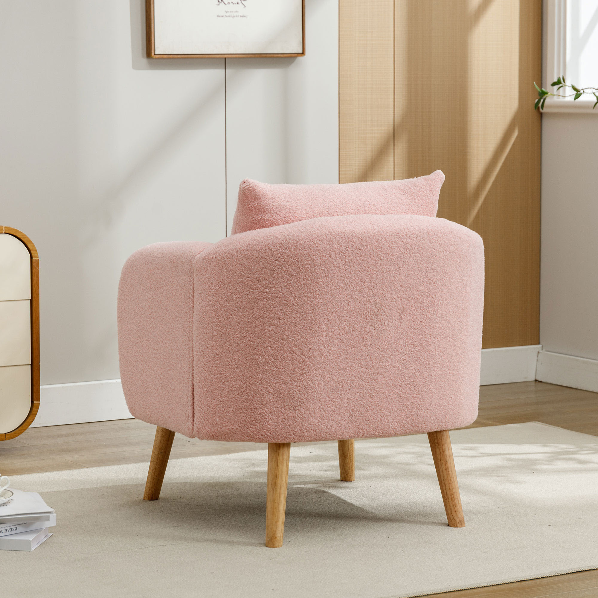 Canapé rose vue 5