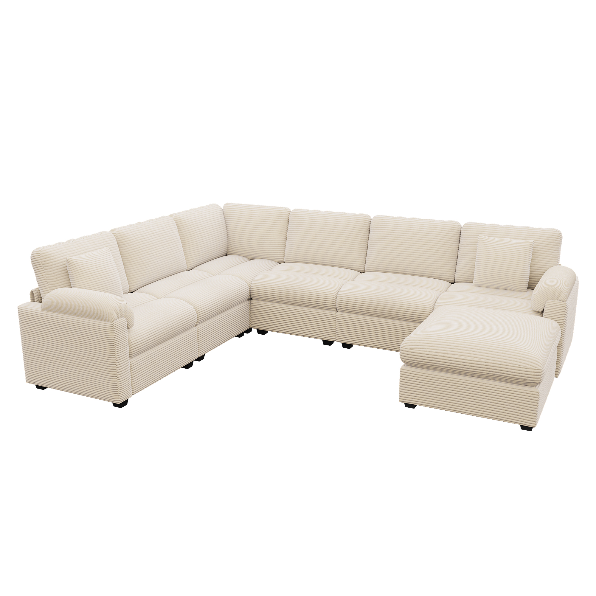 Vue complémentaire 4 du canapé beige