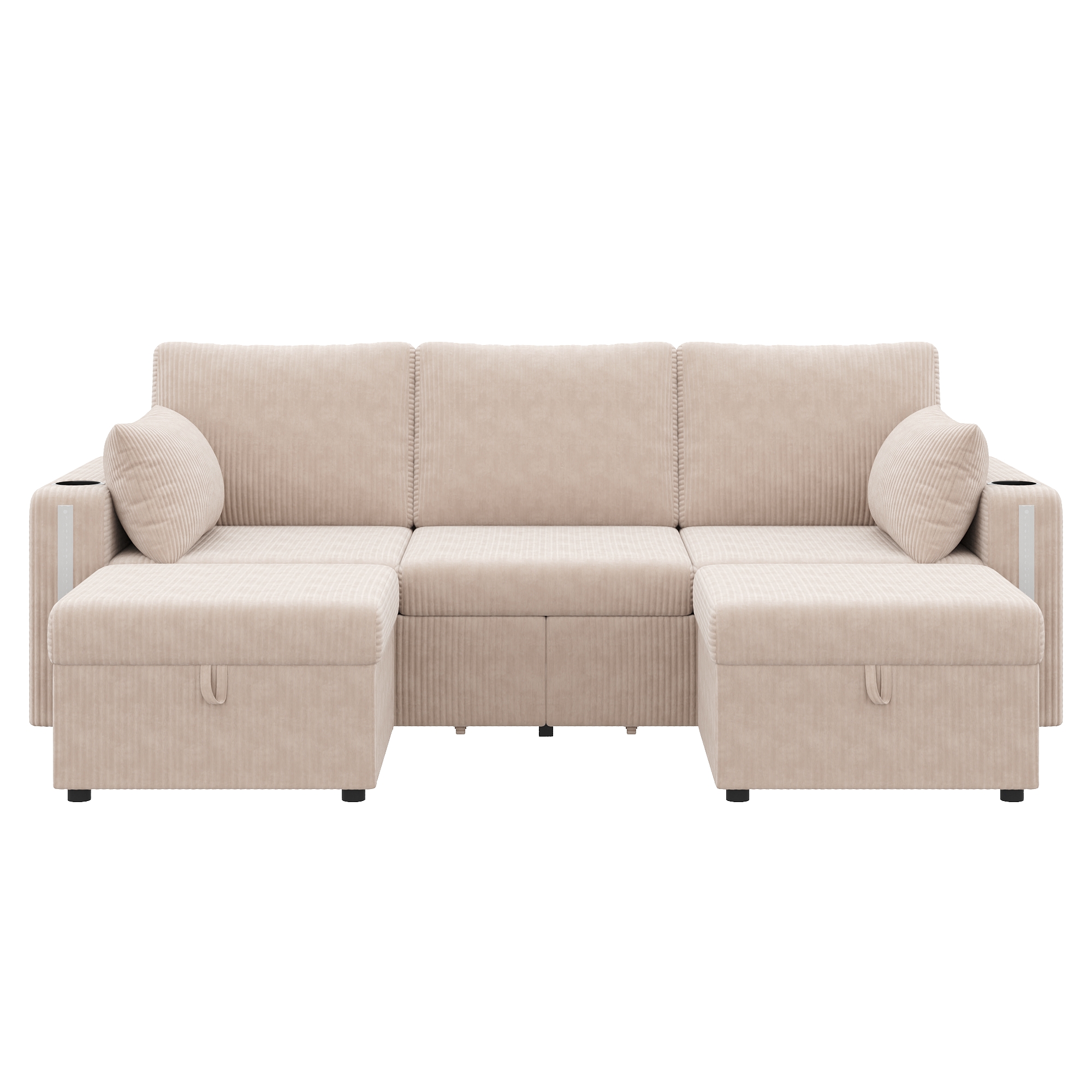 Vue complémentaire 4 du canapé beige