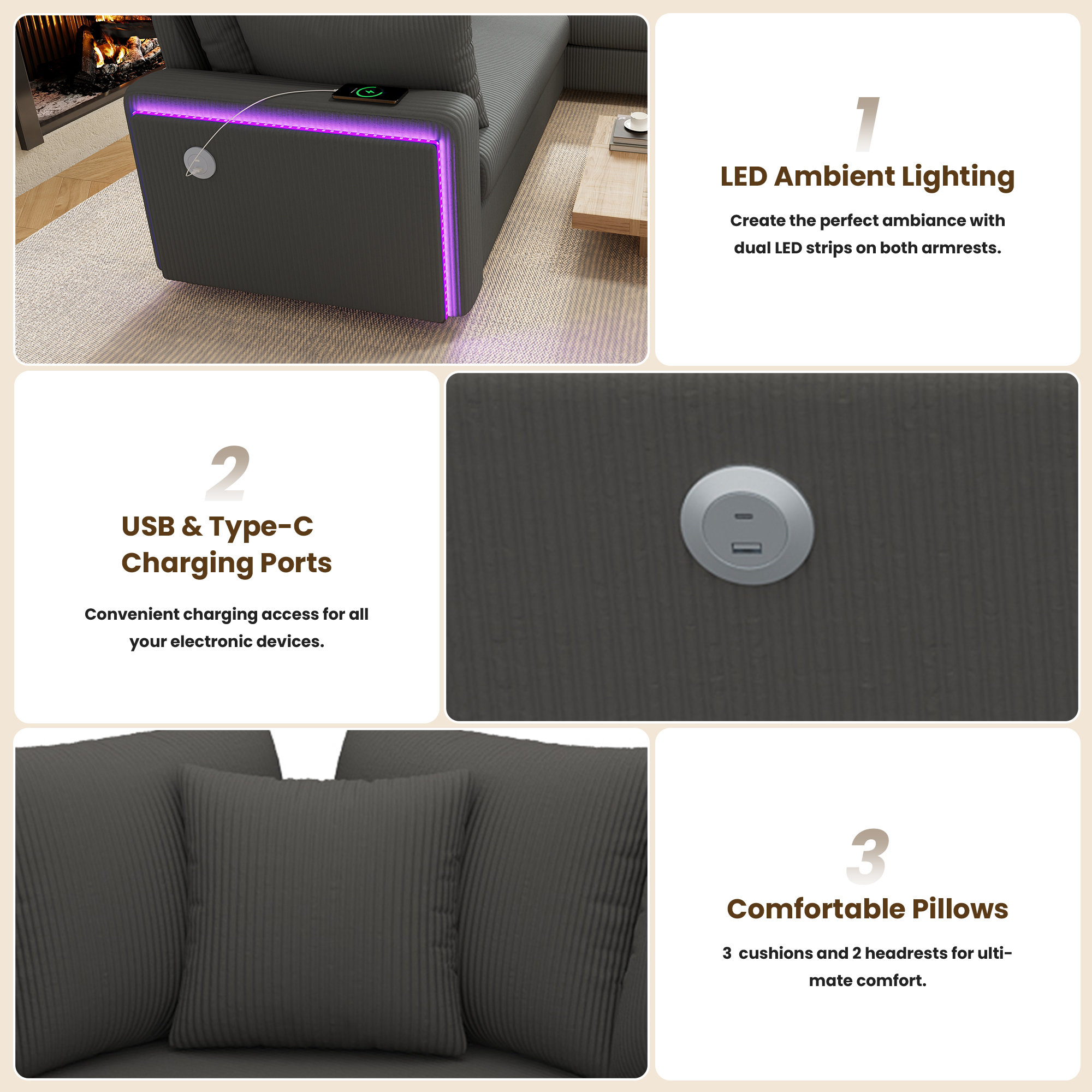 Ports USB intégrés