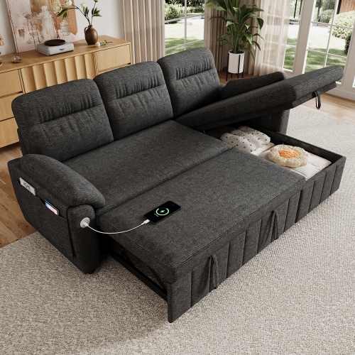 Rangement intégré dans la chaiselongue