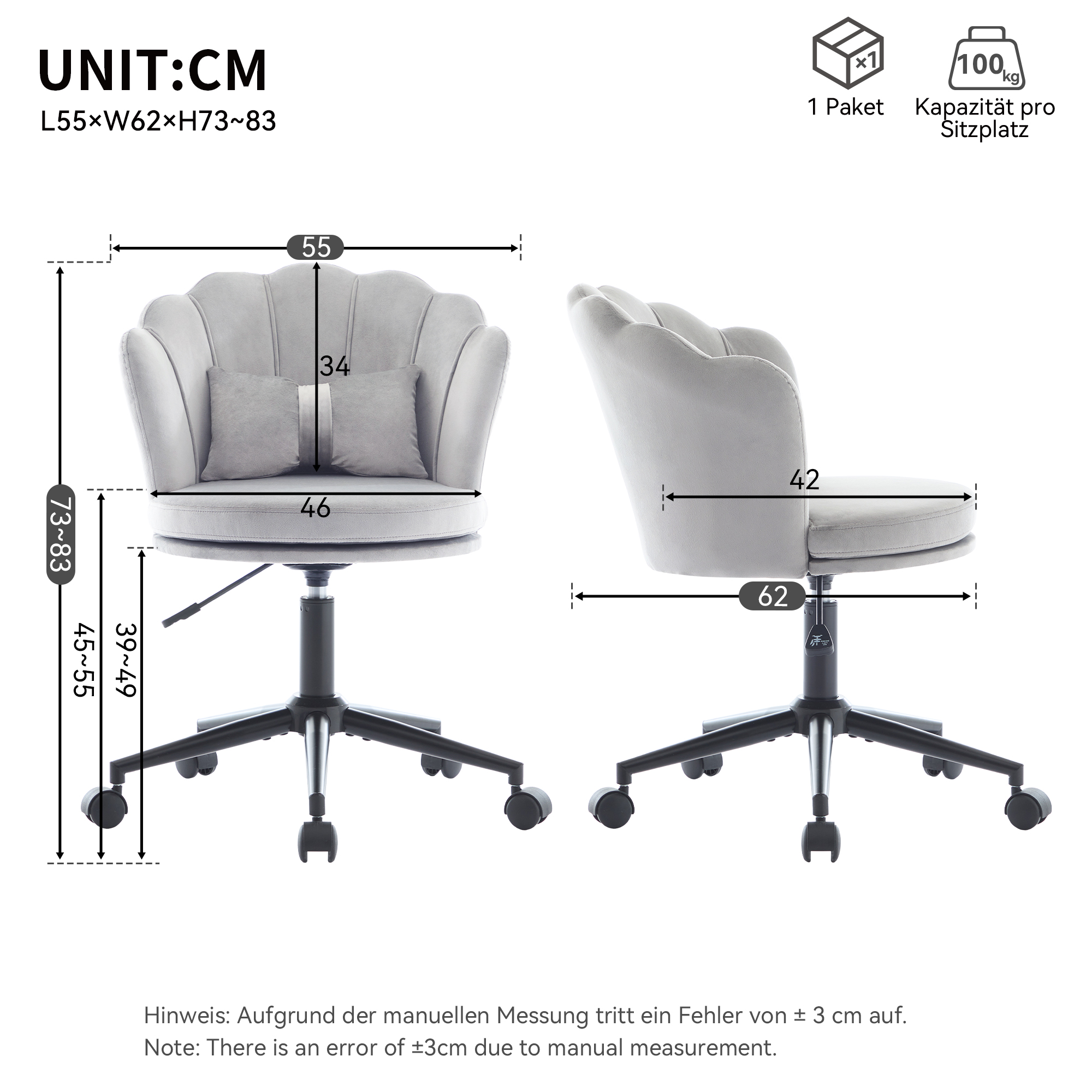 Présentation du fauteuil de bureau