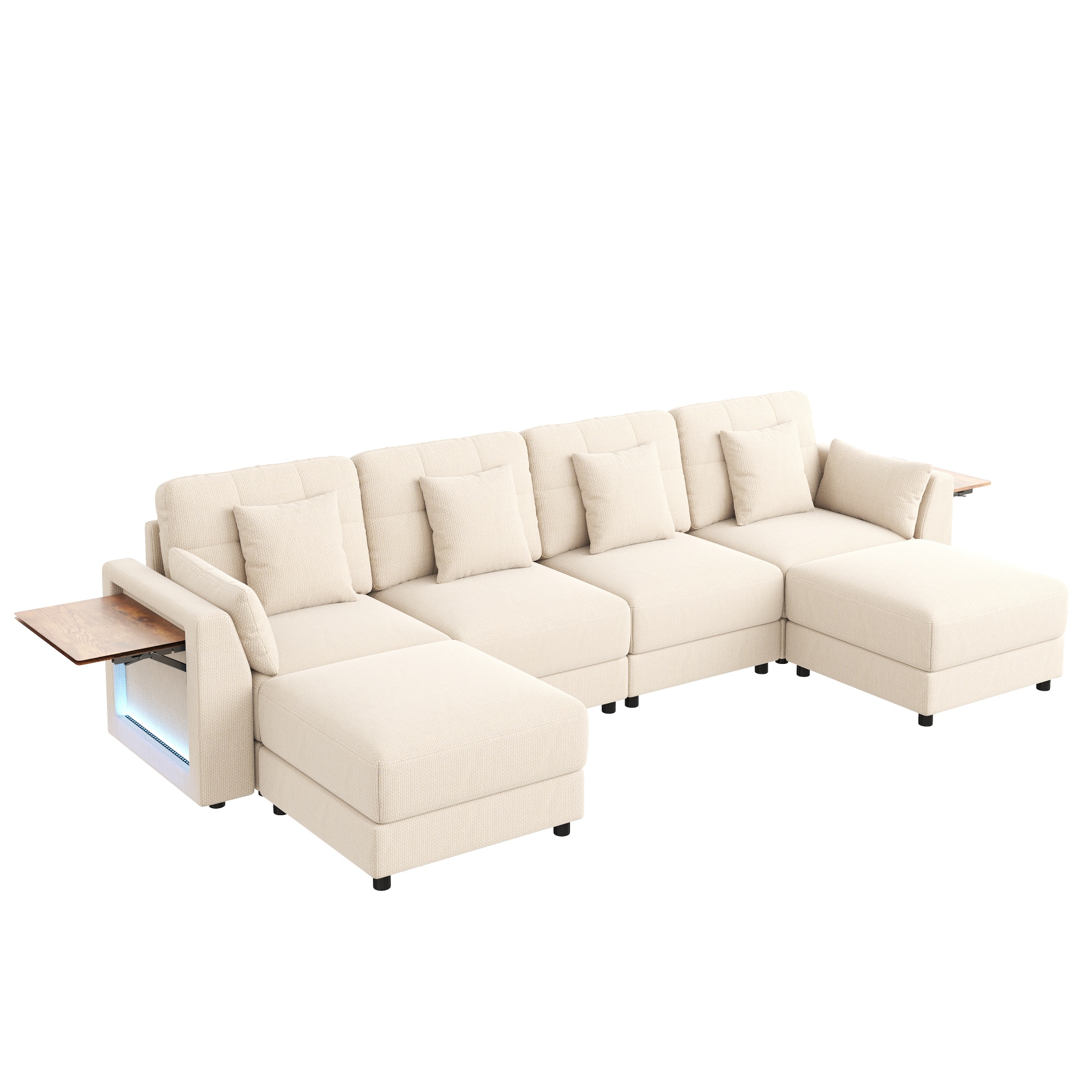 Vue complémentaire 4 du canapé beige