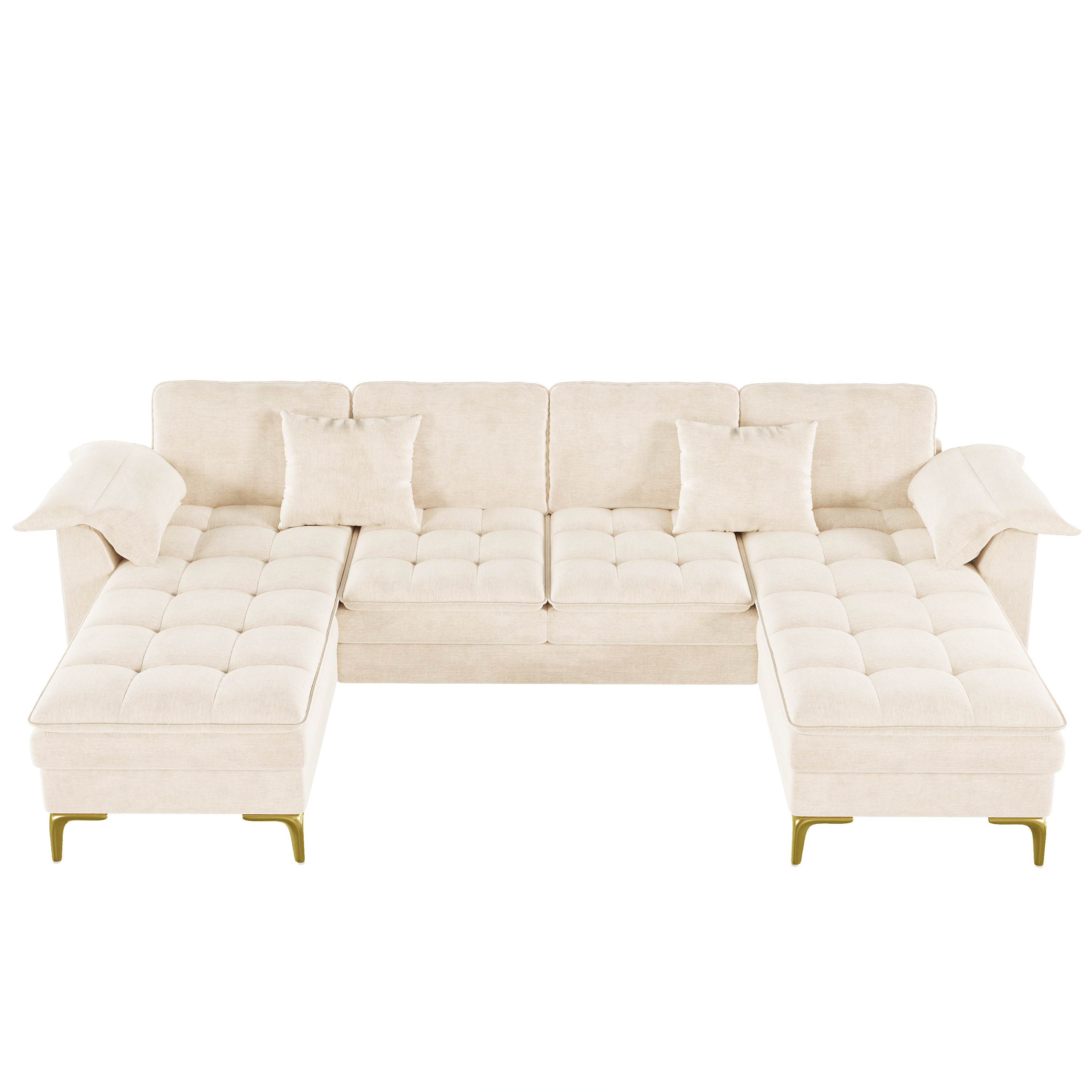 Vue complémentaire 4 du canapé beige