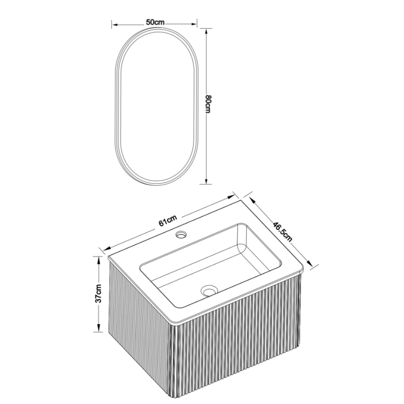 Miroir de salle de bains LED, avec tiroirs, éclairage led, contreplaqué et verre, blanc - vue 9
