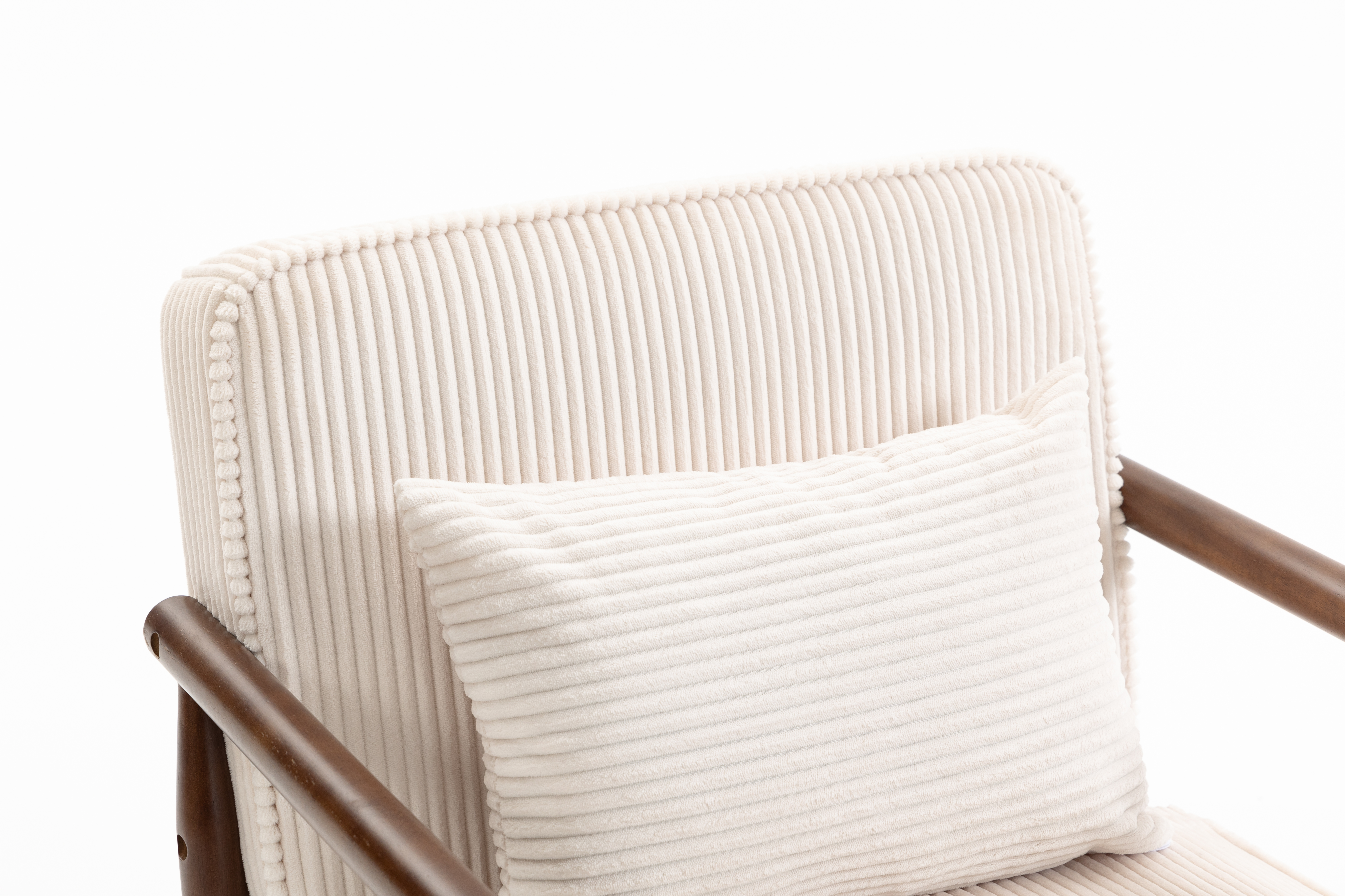 Fauteuil lounge avec repose-pieds, mousse haute densité, tissu doux, rangement dans l'assise, design simple, pour salon et chambre, confort pour sieste, lecture et jeu, capacité de charge élevée, usage quotidien - image 18