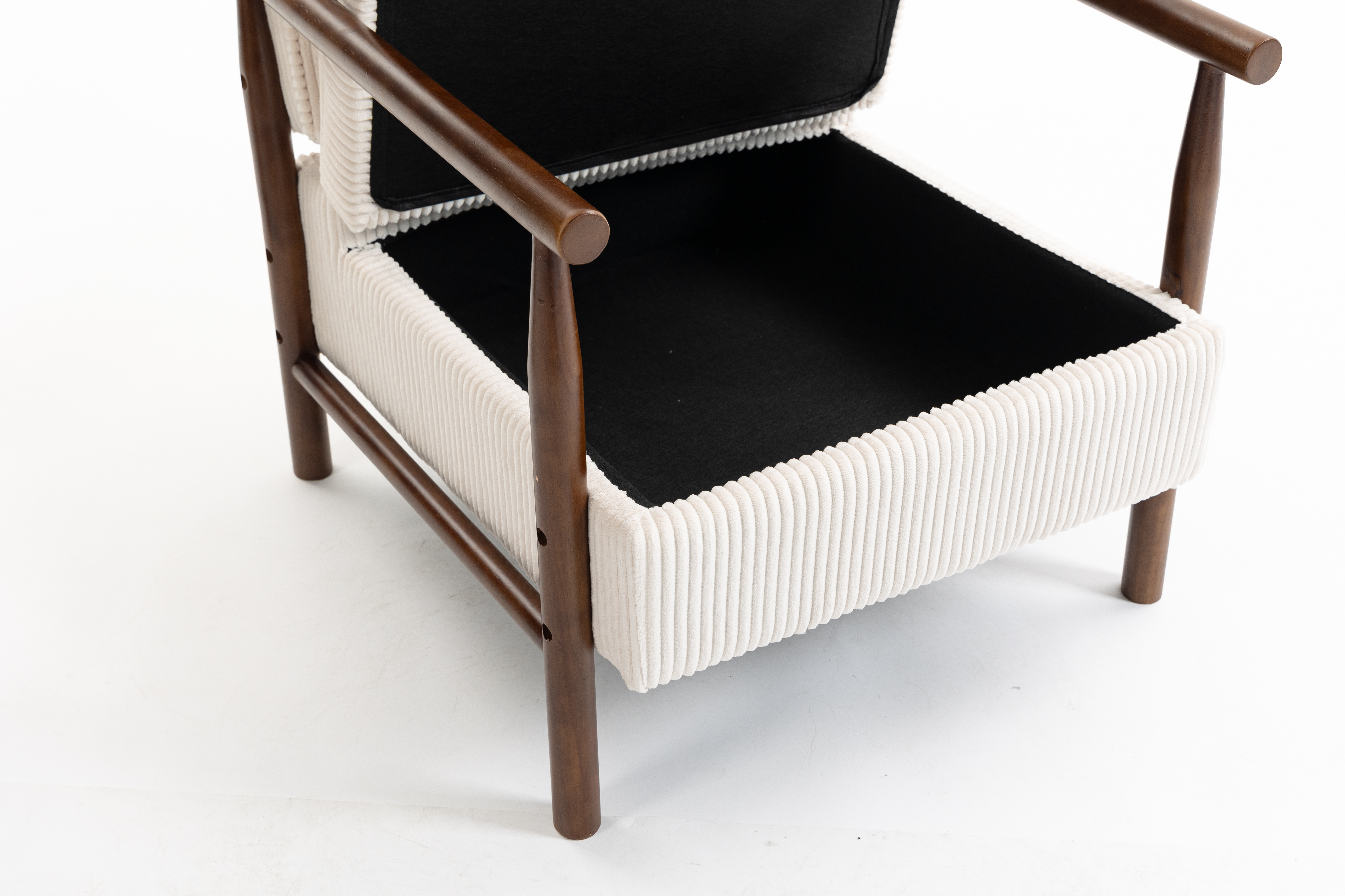Fauteuil lounge avec repose-pieds, mousse haute densité, tissu doux, rangement dans l'assise, design simple, pour salon et chambre, confort pour sieste, lecture et jeu, capacité de charge élevée, usage quotidien - image 20