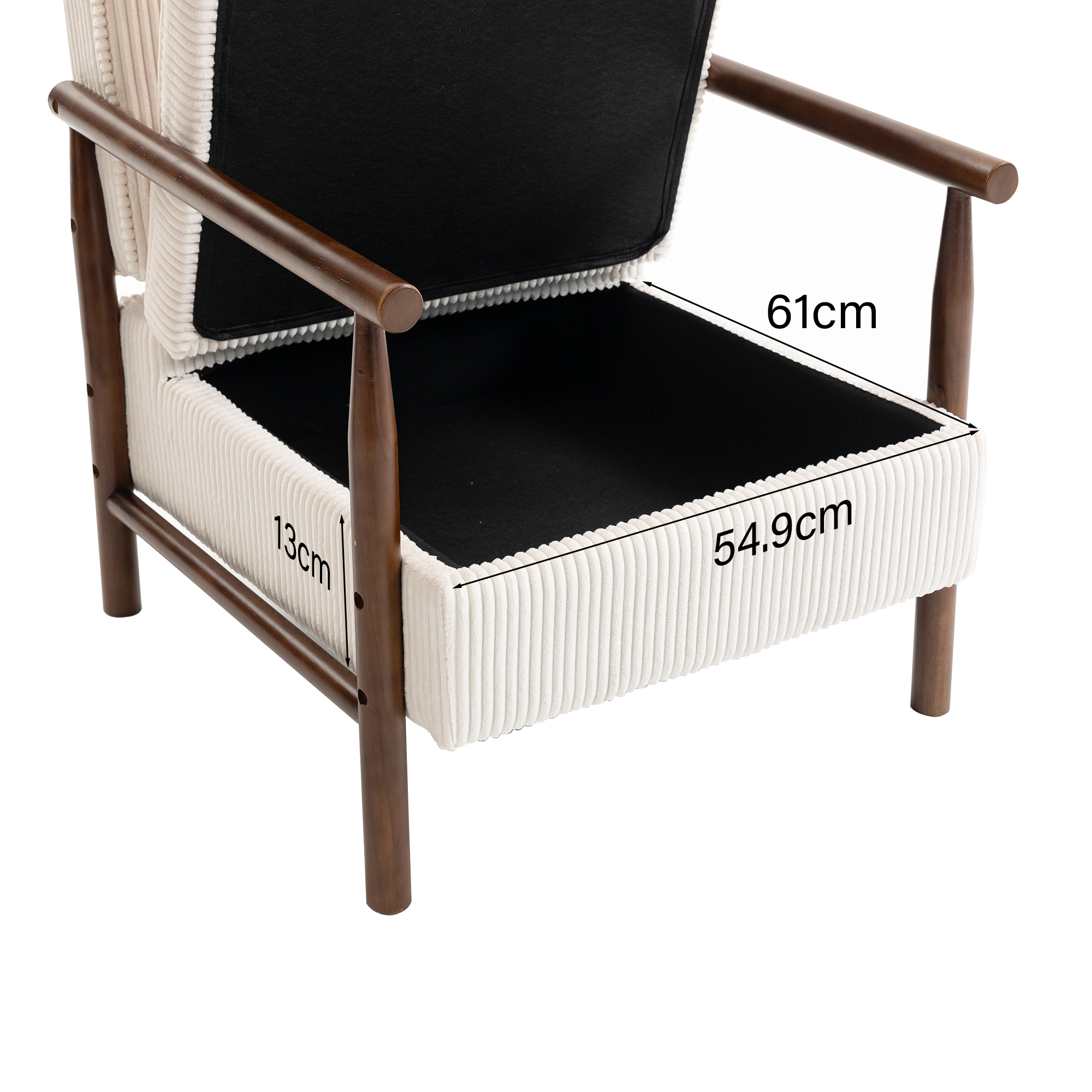 Fauteuil lounge avec repose-pieds, mousse haute densité, tissu doux, rangement dans l'assise, design simple, pour salon et chambre, confort pour sieste, lecture et jeu, capacité de charge élevée, usage quotidien - image 23