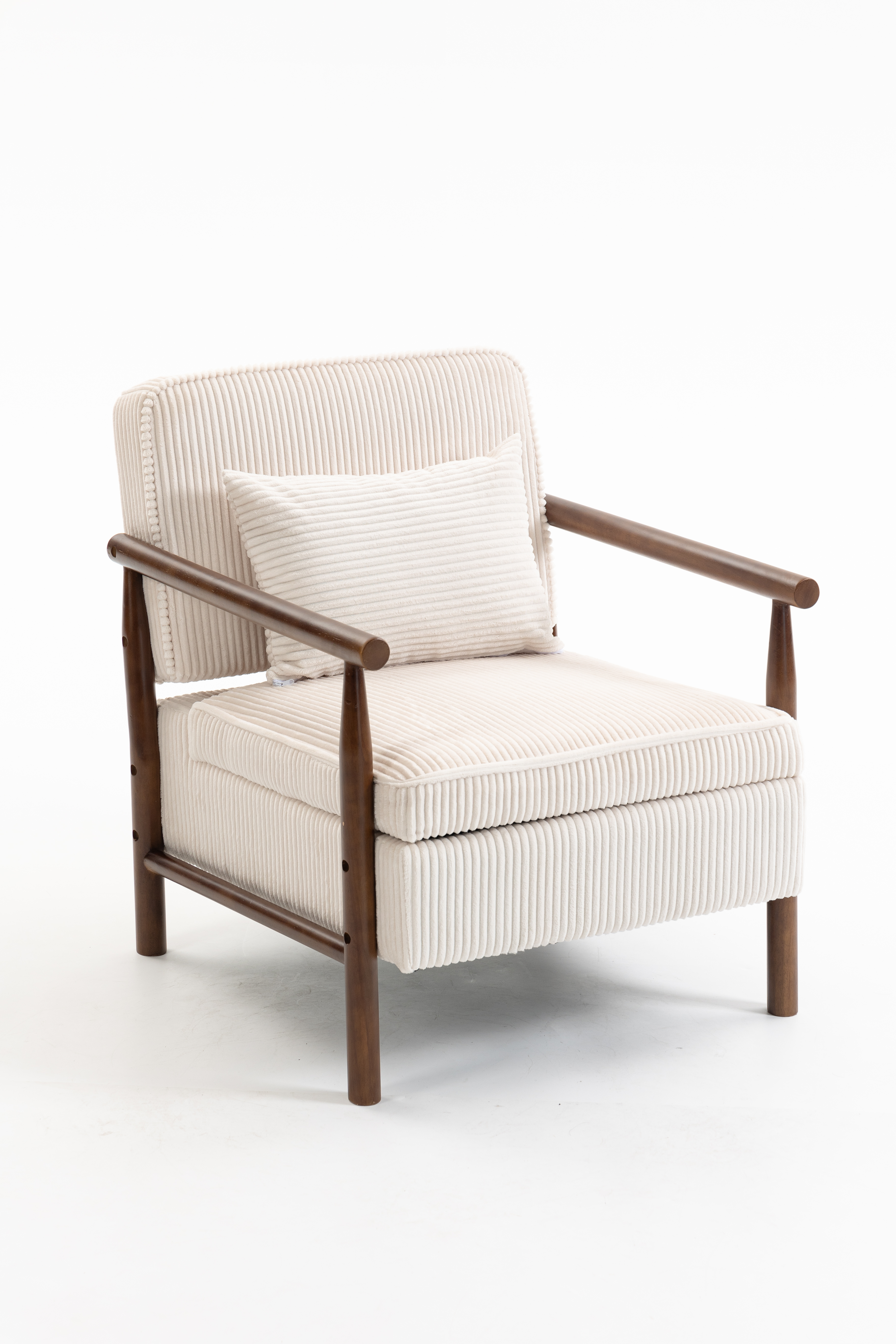 Fauteuil lounge avec repose-pieds, mousse haute densité, tissu doux, rangement dans l'assise, design simple, pour salon et chambre, confort pour sieste, lecture et jeu, capacité de charge élevée, usage quotidien - image 10