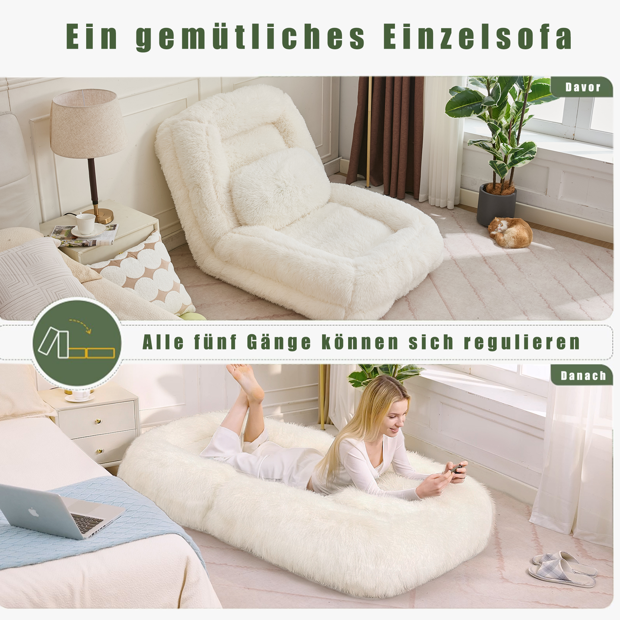 Détail du fauteuil lounge