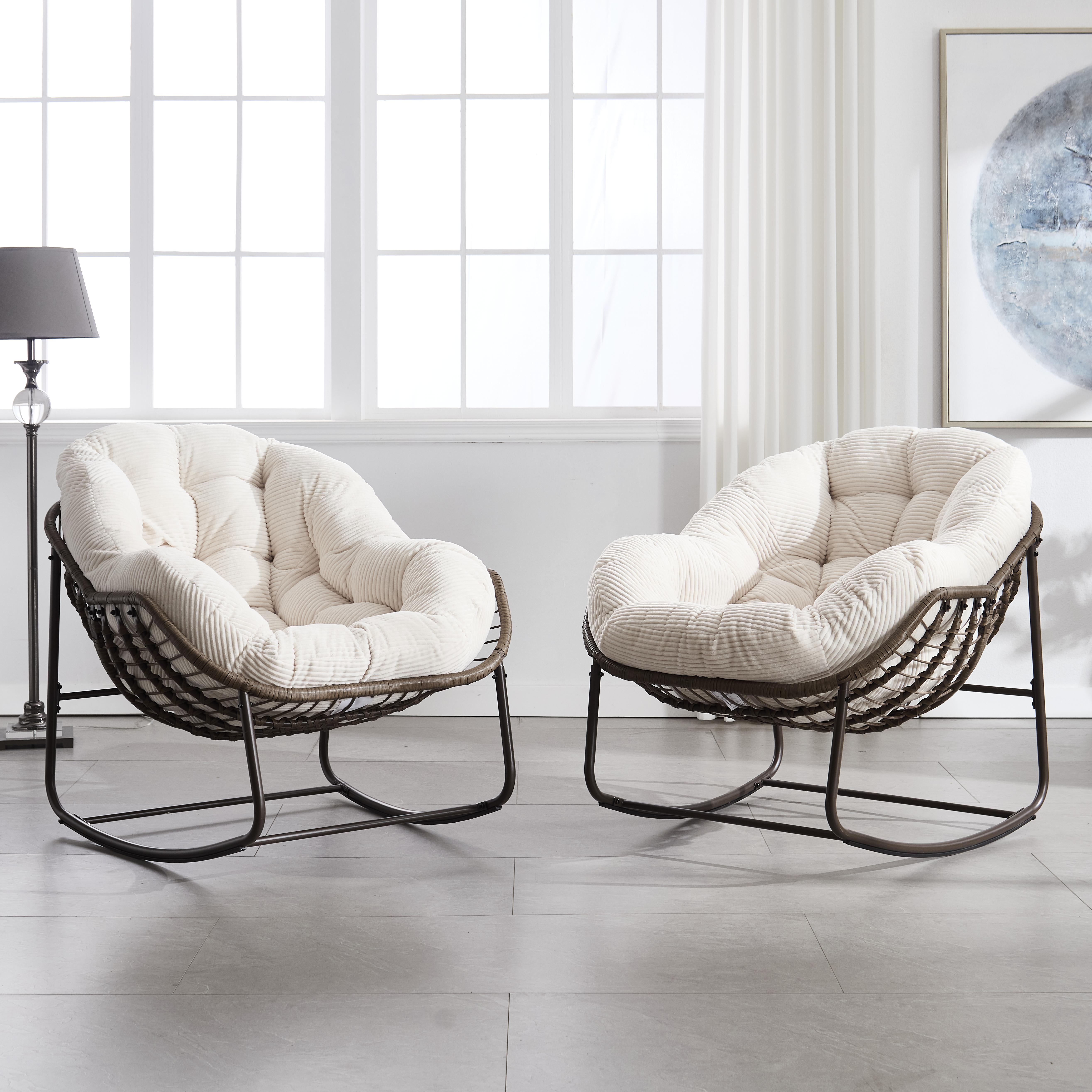 Détail du fauteuil à bascule