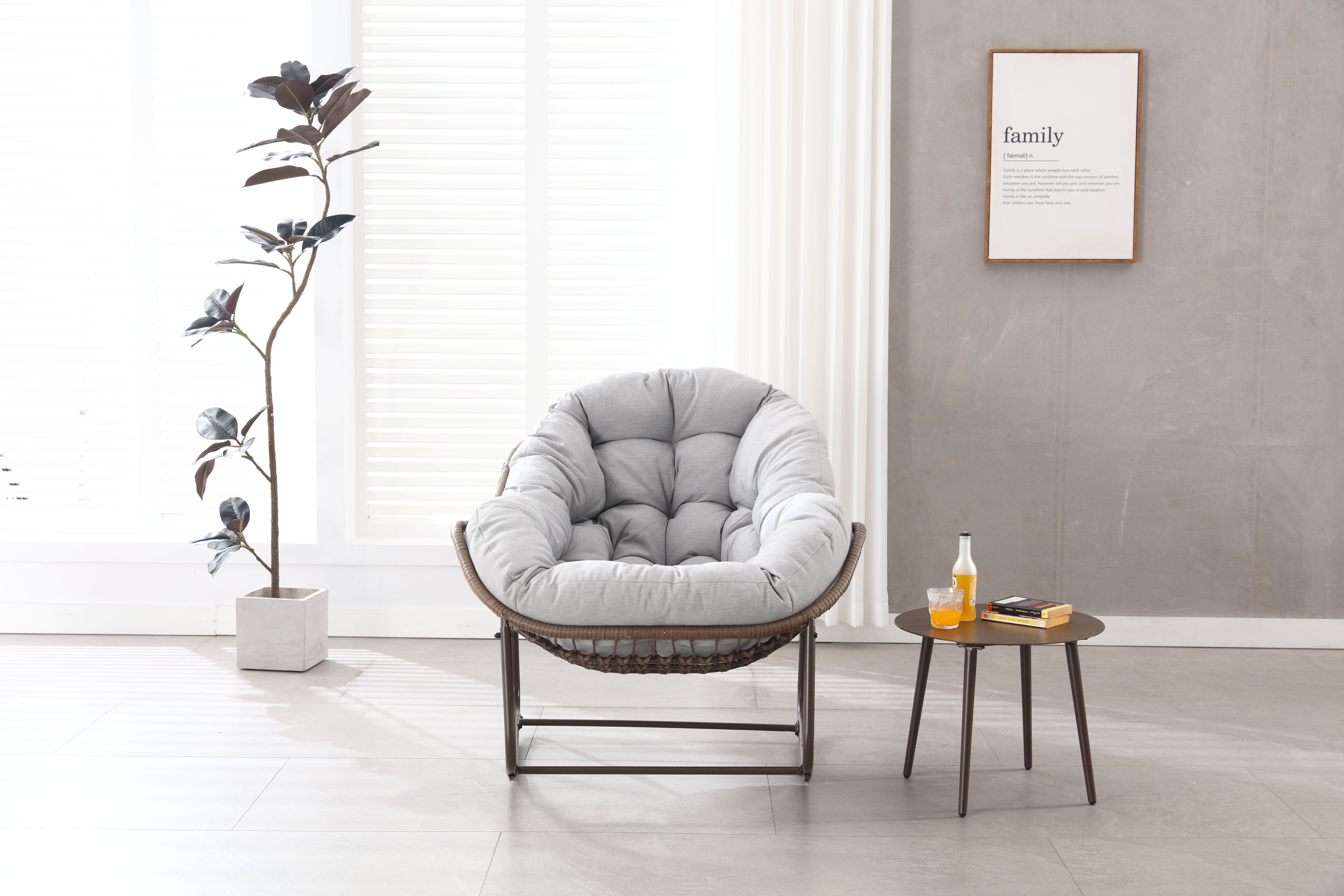 Détail du fauteuil à bascule