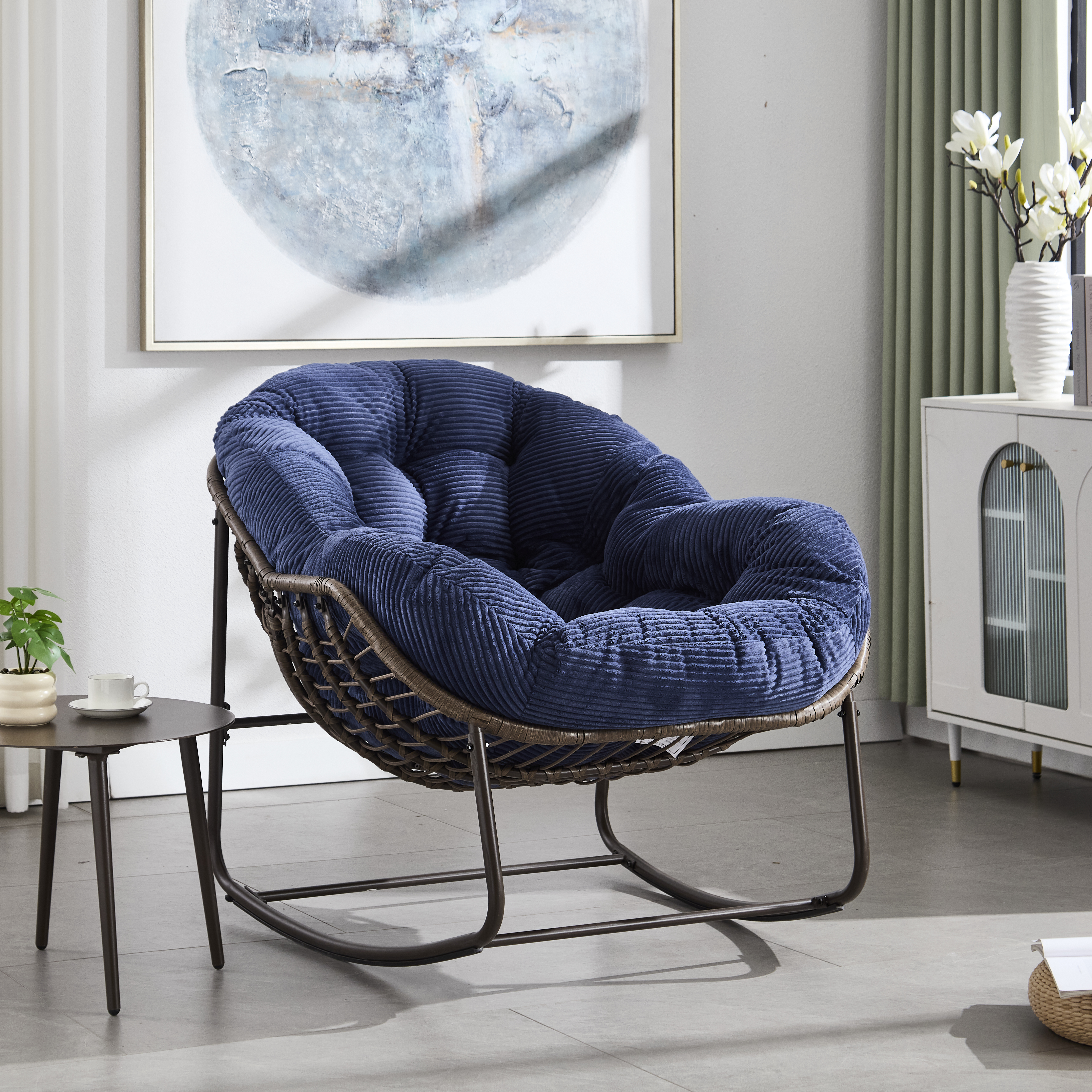 Détail du fauteuil à bascule