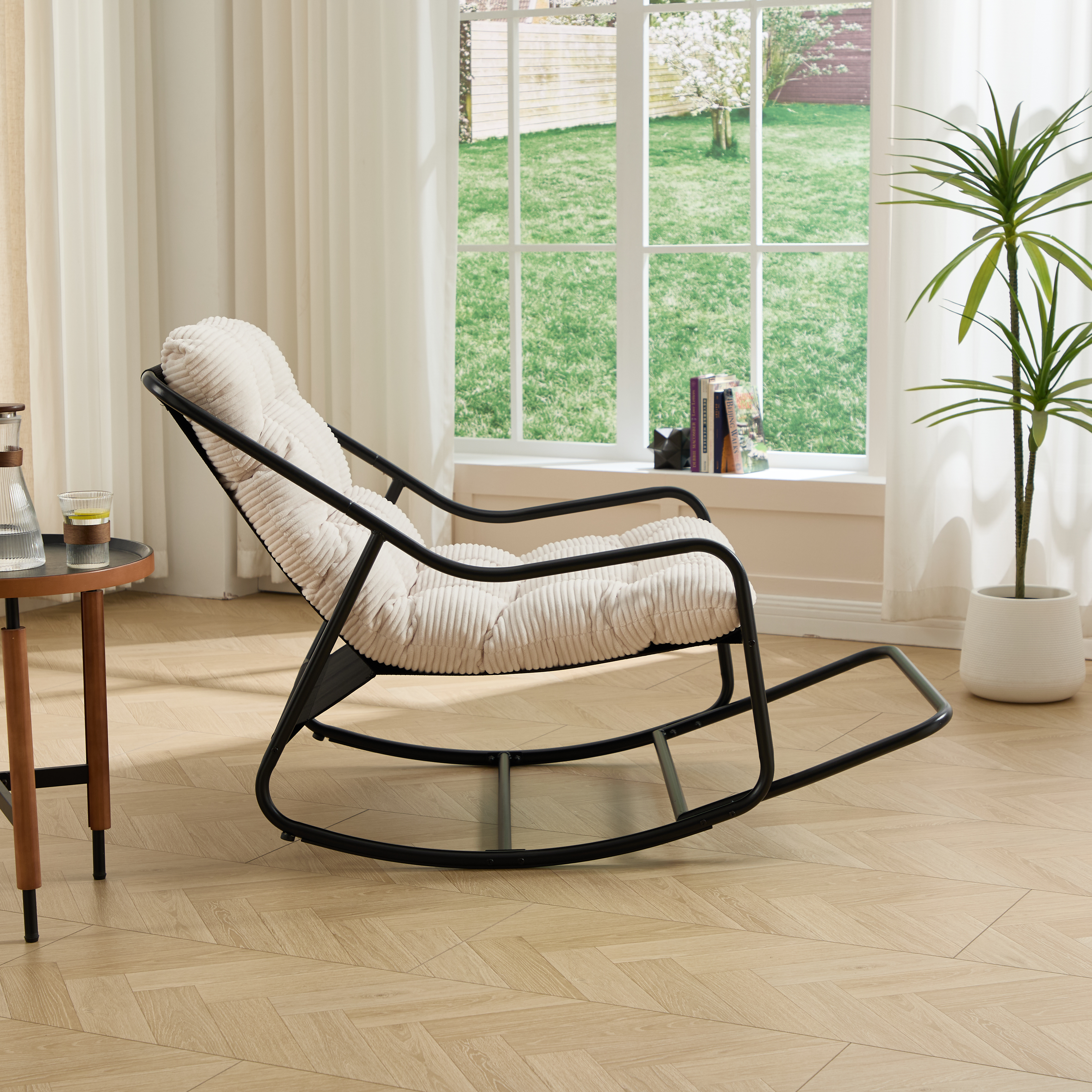 Détail du fauteuil à bascule