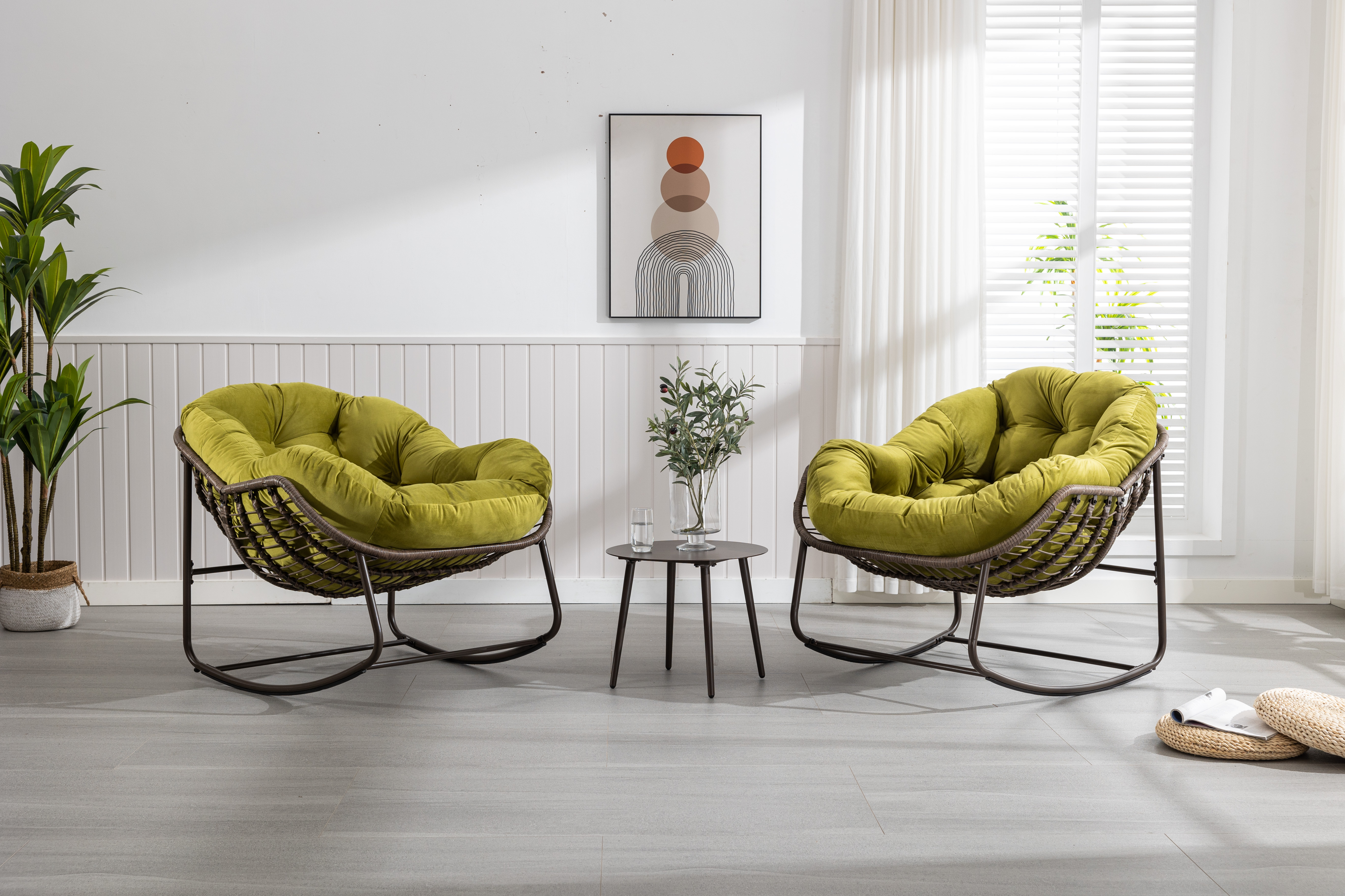 Détail du fauteuil à bascule