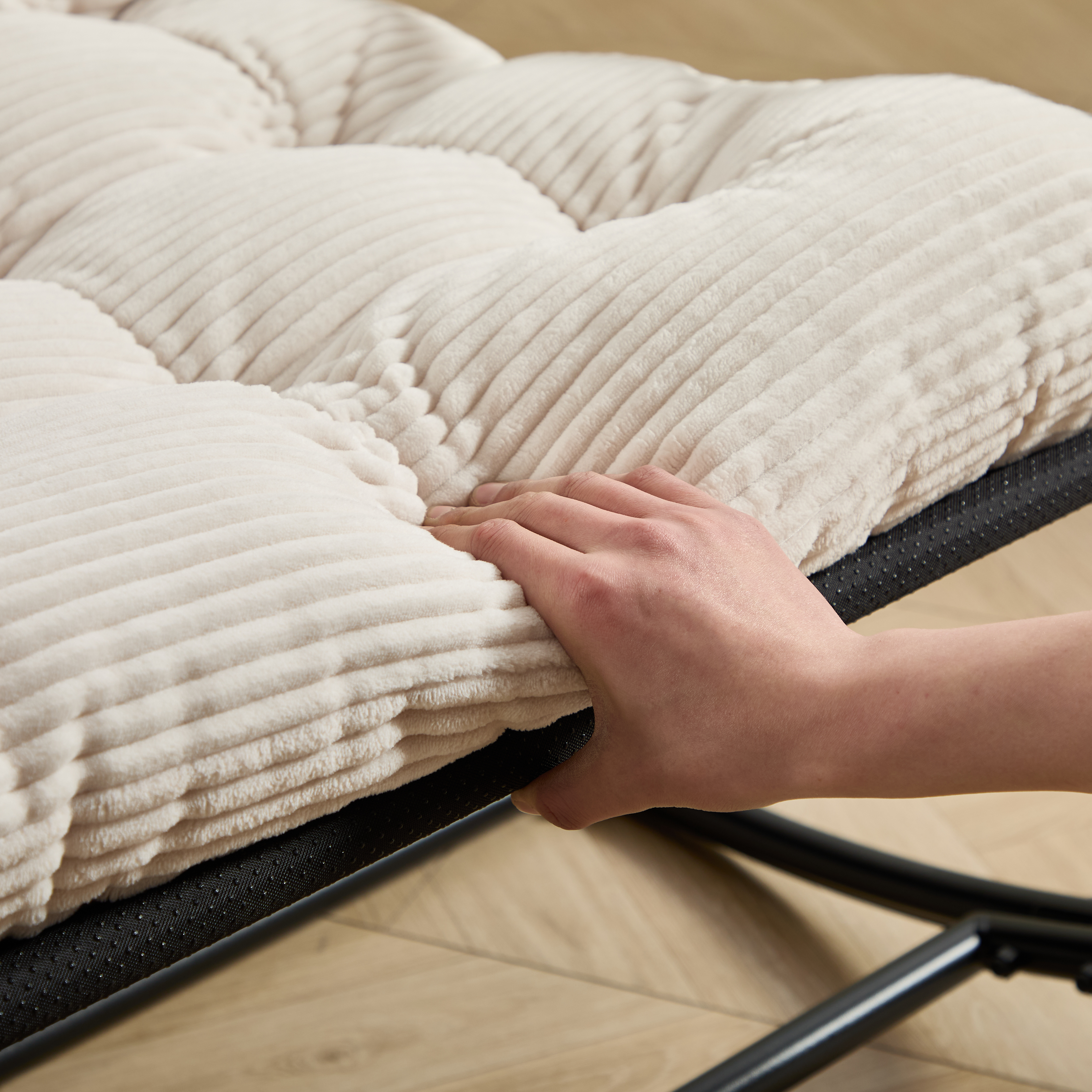 Détail du fauteuil à bascule